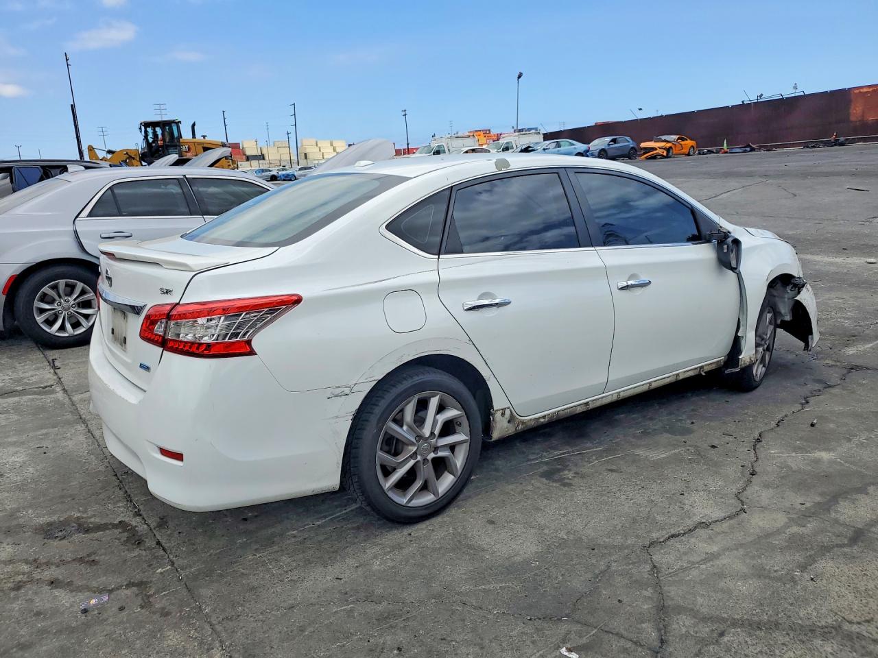 2014 Nissan Sentra Sr White vin: 3N1AB7AP0EY298780