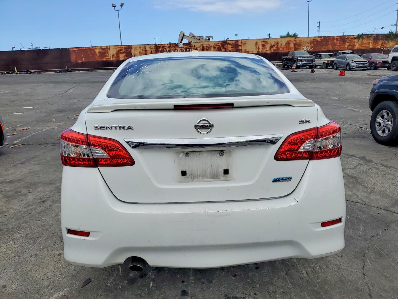 2014 Nissan Sentra Sr White vin: 3N1AB7AP0EY298780