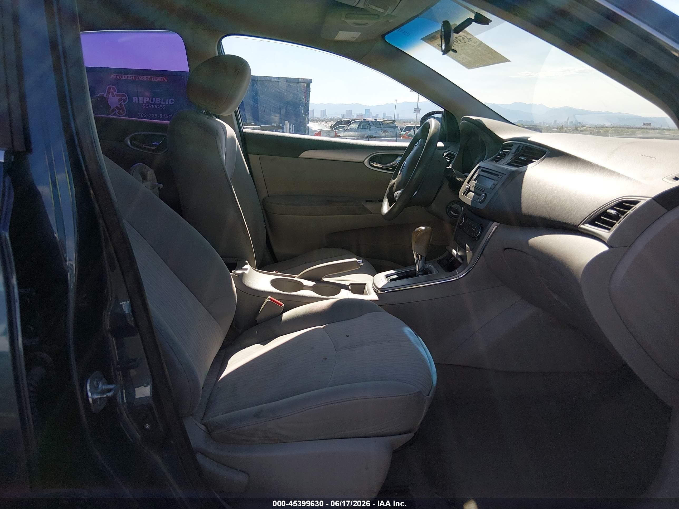 2014 Nissan Sentra Sv Blue vin: 3N1AB7AP0EY300043