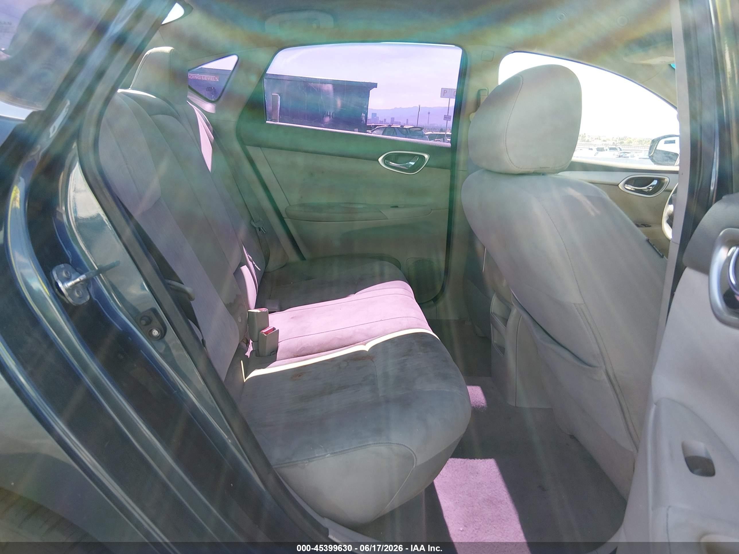 2014 Nissan Sentra Sv Blue vin: 3N1AB7AP0EY300043