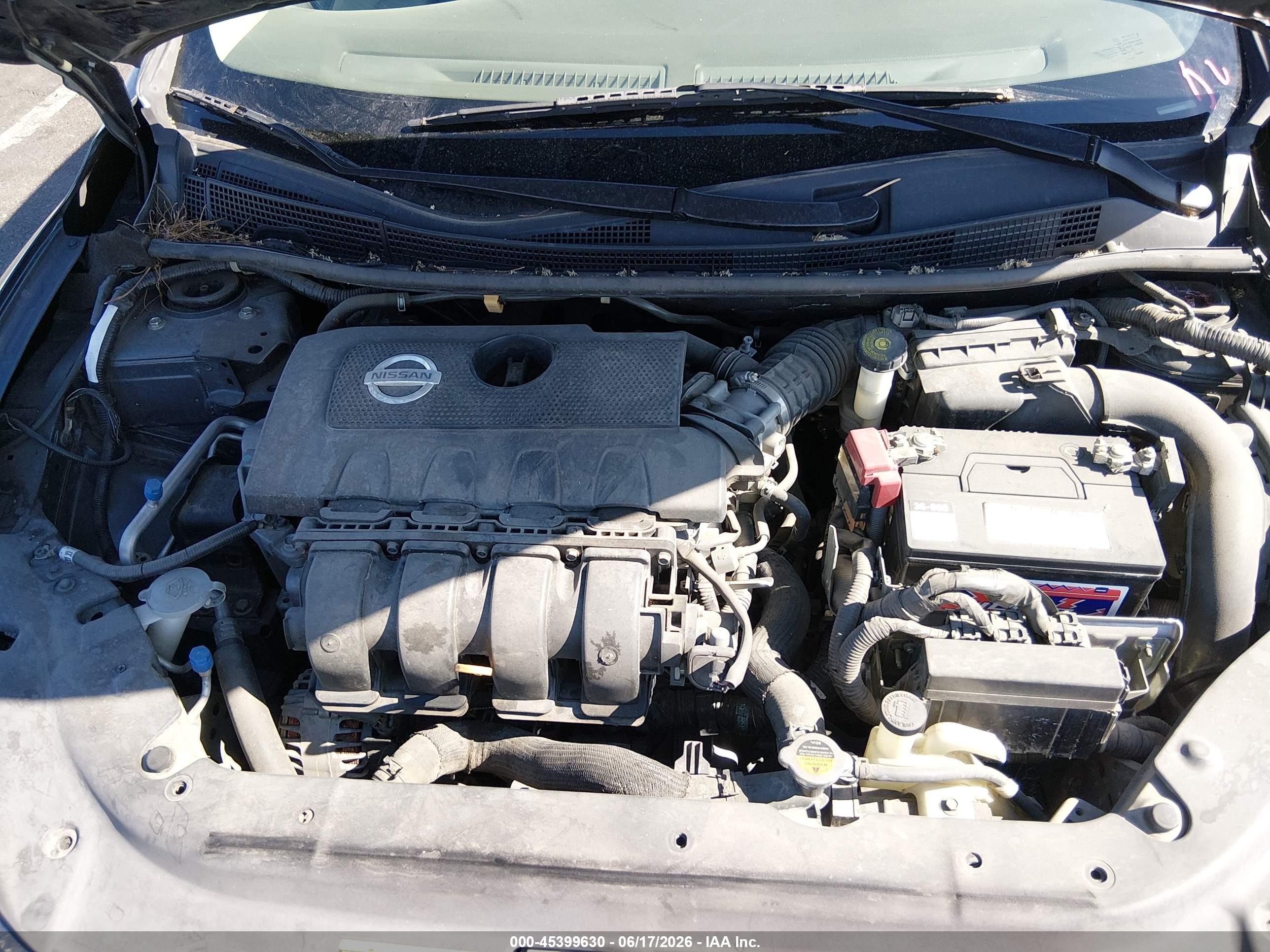 2014 Nissan Sentra Sv Blue vin: 3N1AB7AP0EY300043