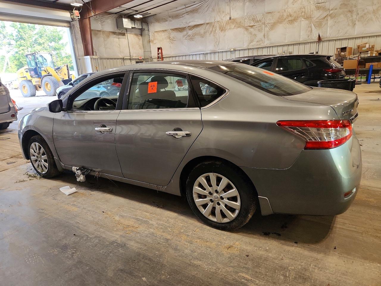 2014 Nissan Sentra Sv Gray vin: 3N1AB7AP0EY304884