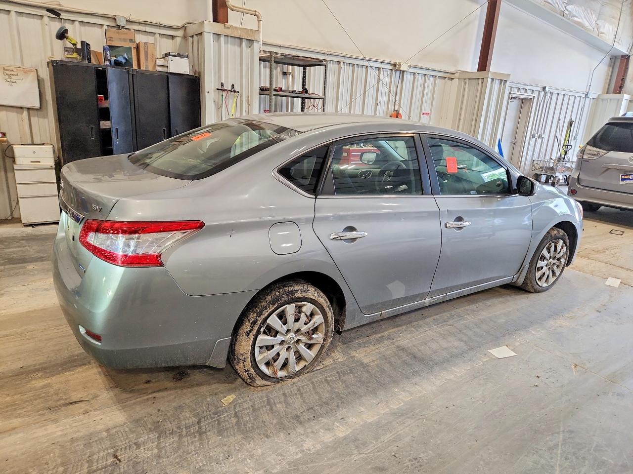 2014 Nissan Sentra Sv Gray vin: 3N1AB7AP0EY304884