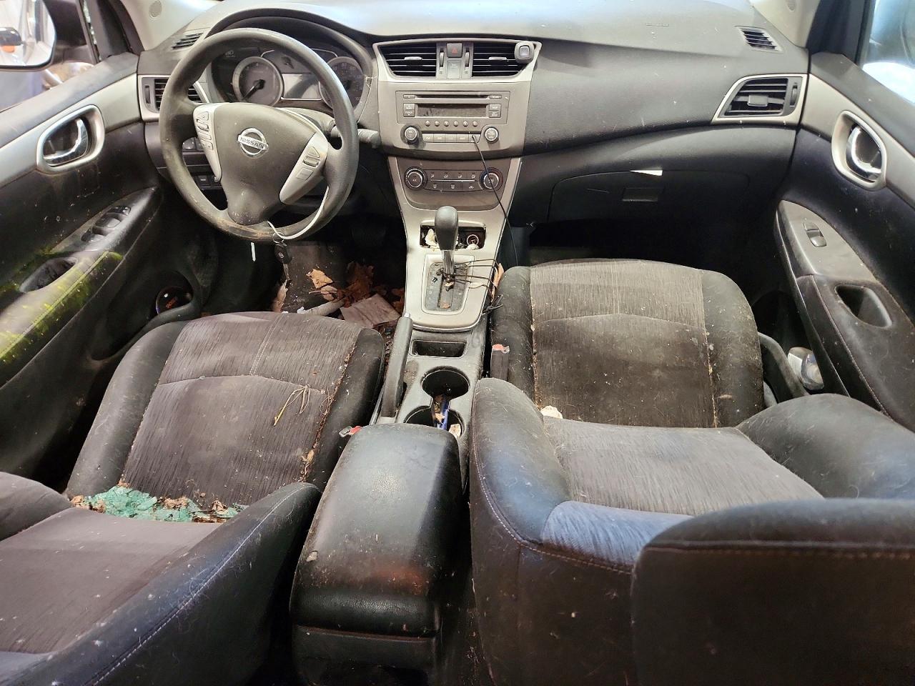 2014 Nissan Sentra Sv Gray vin: 3N1AB7AP0EY304884