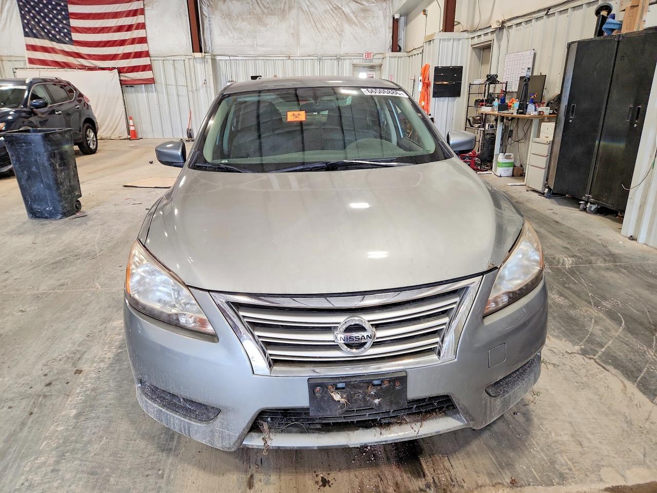 2014 Nissan Sentra Sv Gray vin: 3N1AB7AP0EY304884
