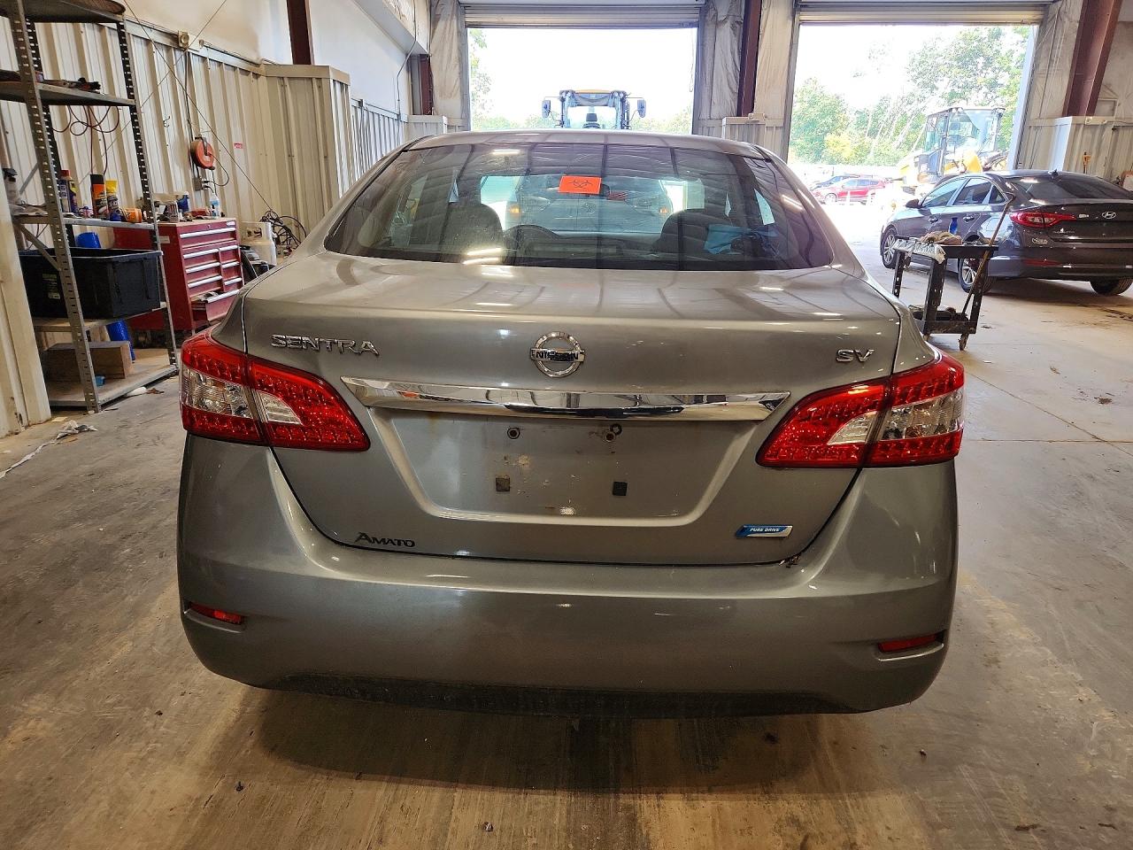 2014 Nissan Sentra Sv Gray vin: 3N1AB7AP0EY304884
