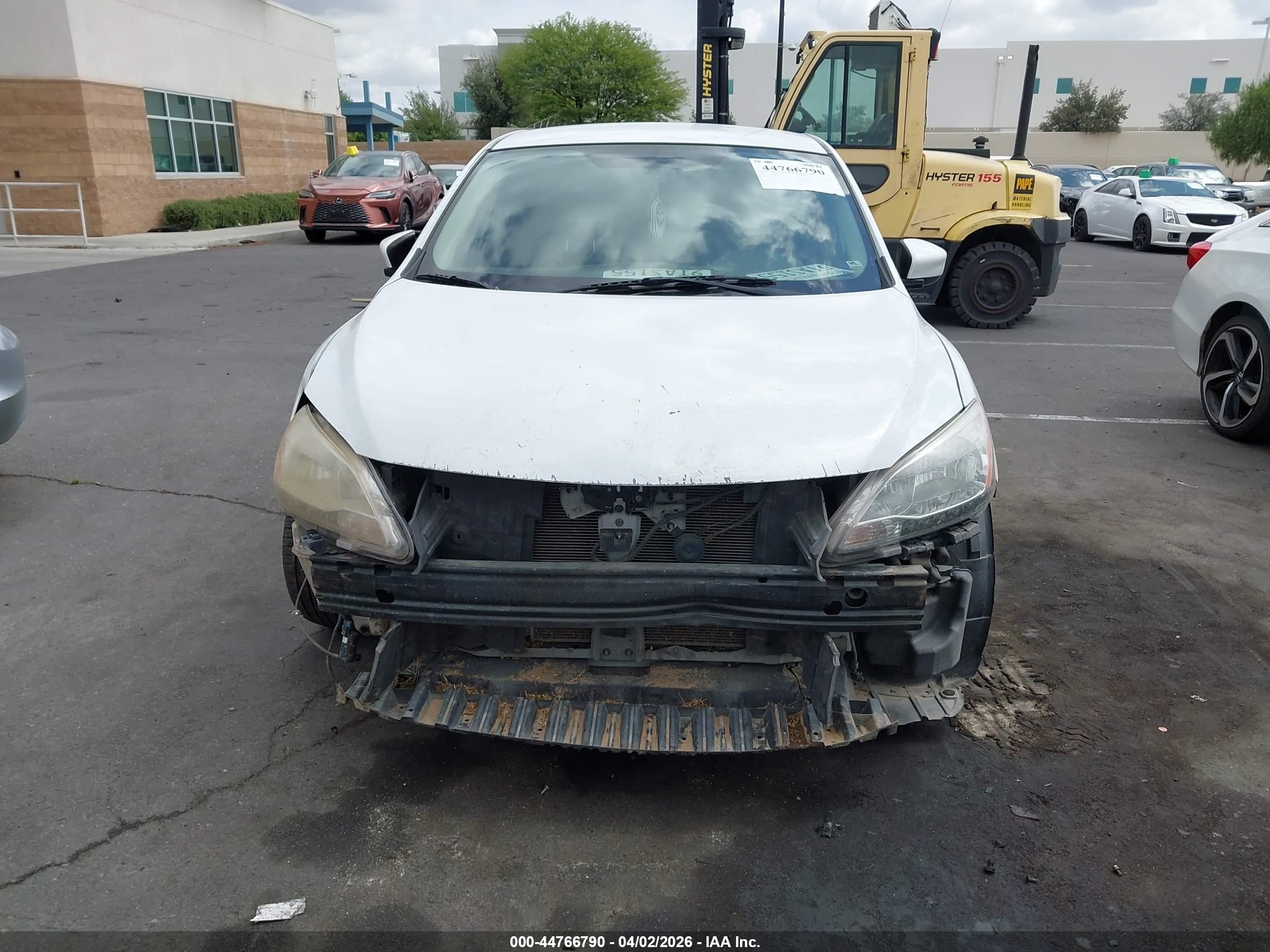 2014 Nissan Sentra Sv Белый vin: 3N1AB7AP0EY305632
