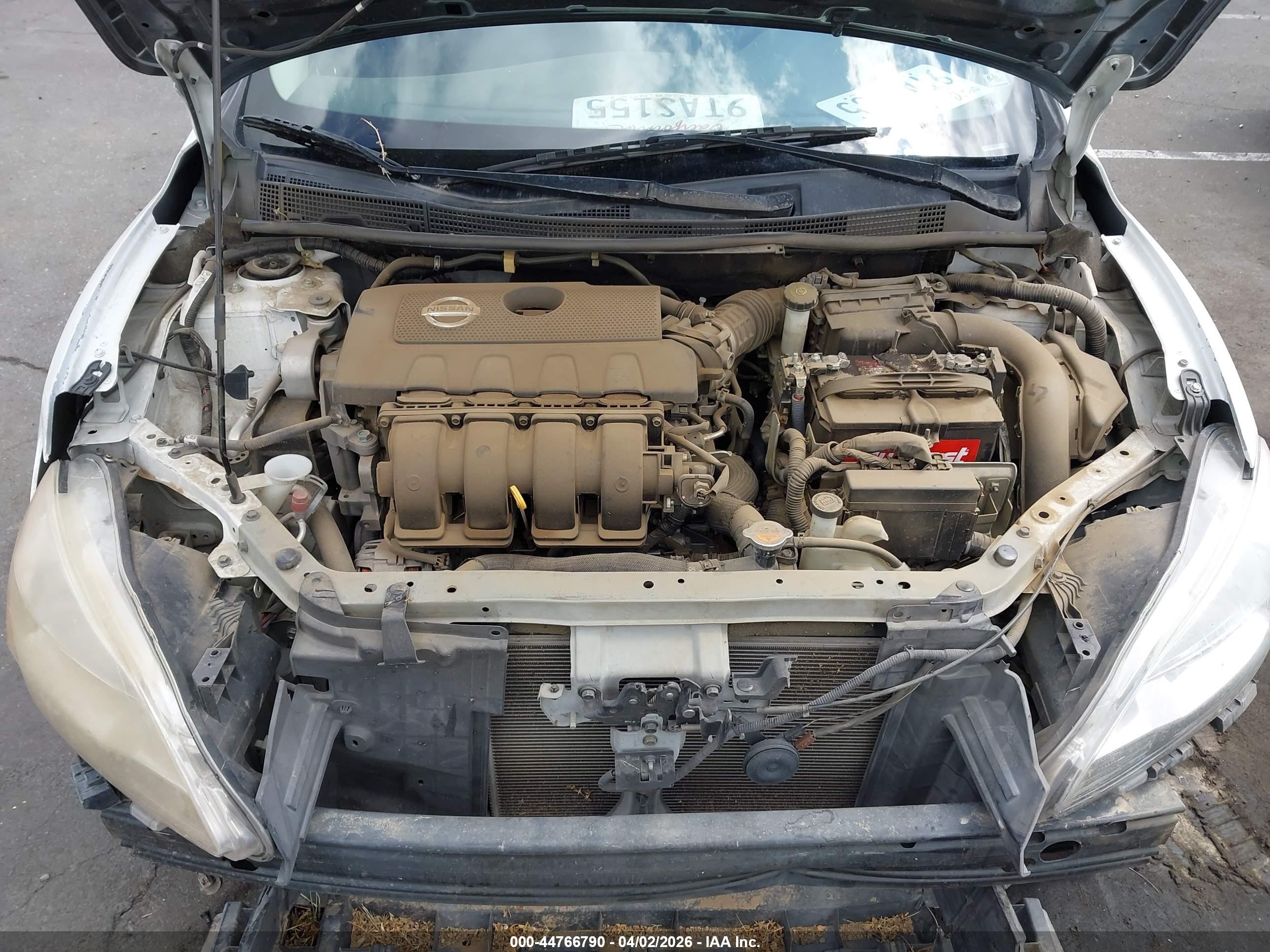 2014 Nissan Sentra Sv Белый vin: 3N1AB7AP0EY305632