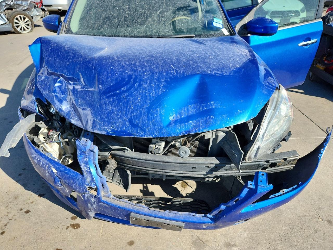 2014 Nissan Sentra Sr Blue vin: 3N1AB7AP0EY306831