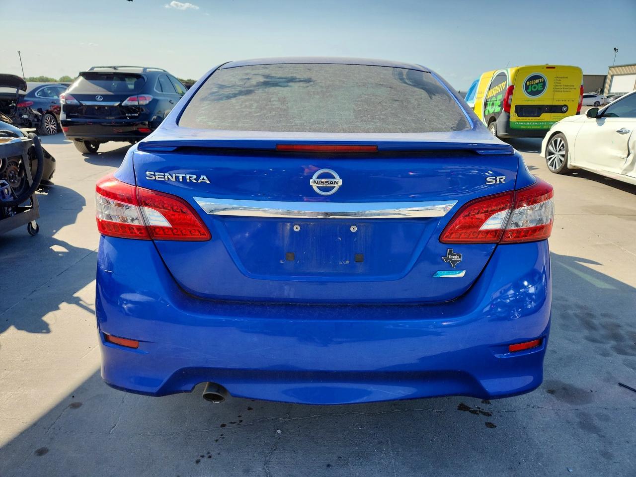 2014 Nissan Sentra Sr Blue vin: 3N1AB7AP0EY306831