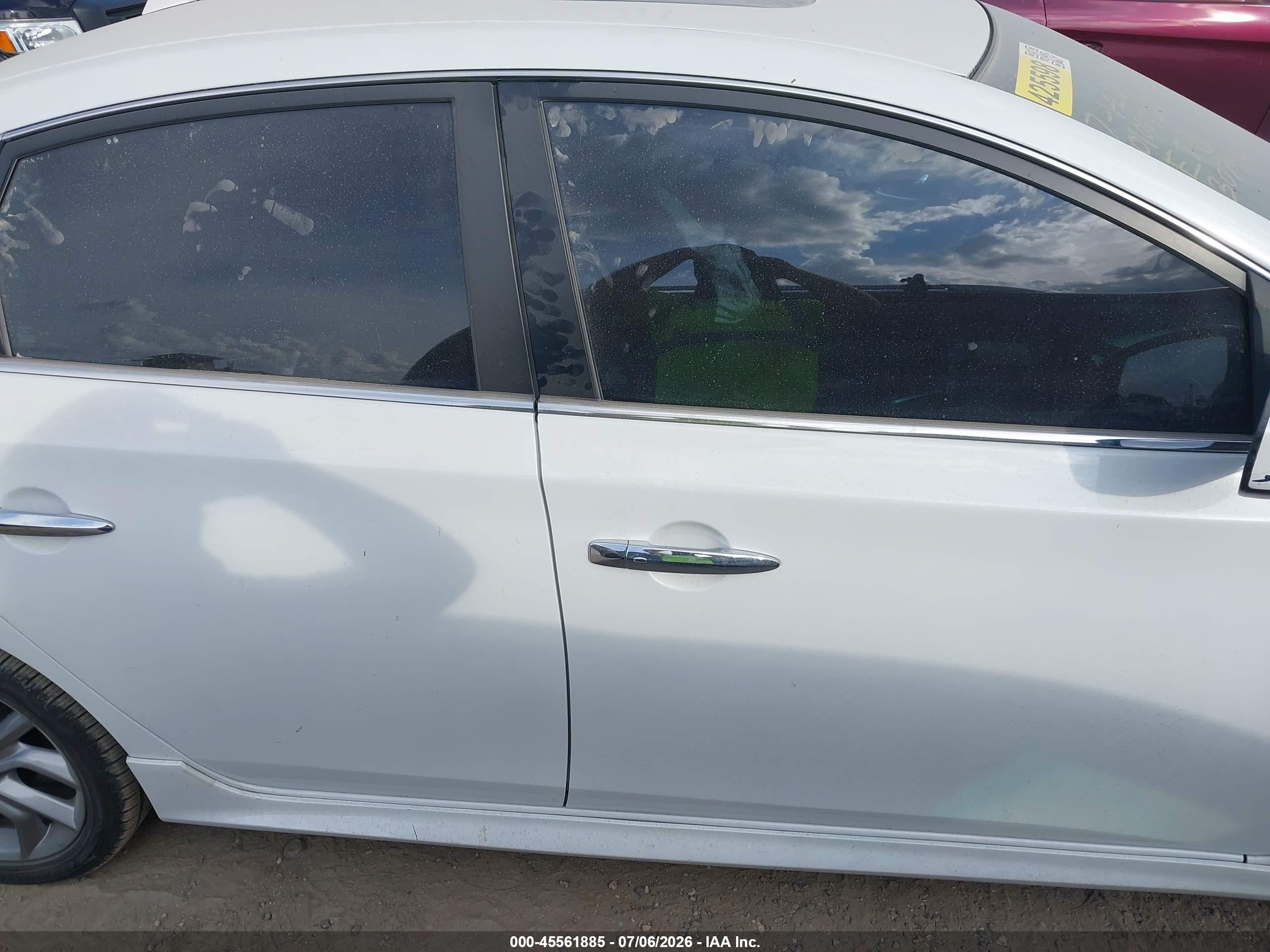 2014 Nissan Sentra Sr White vin: 3N1AB7AP0EY307980