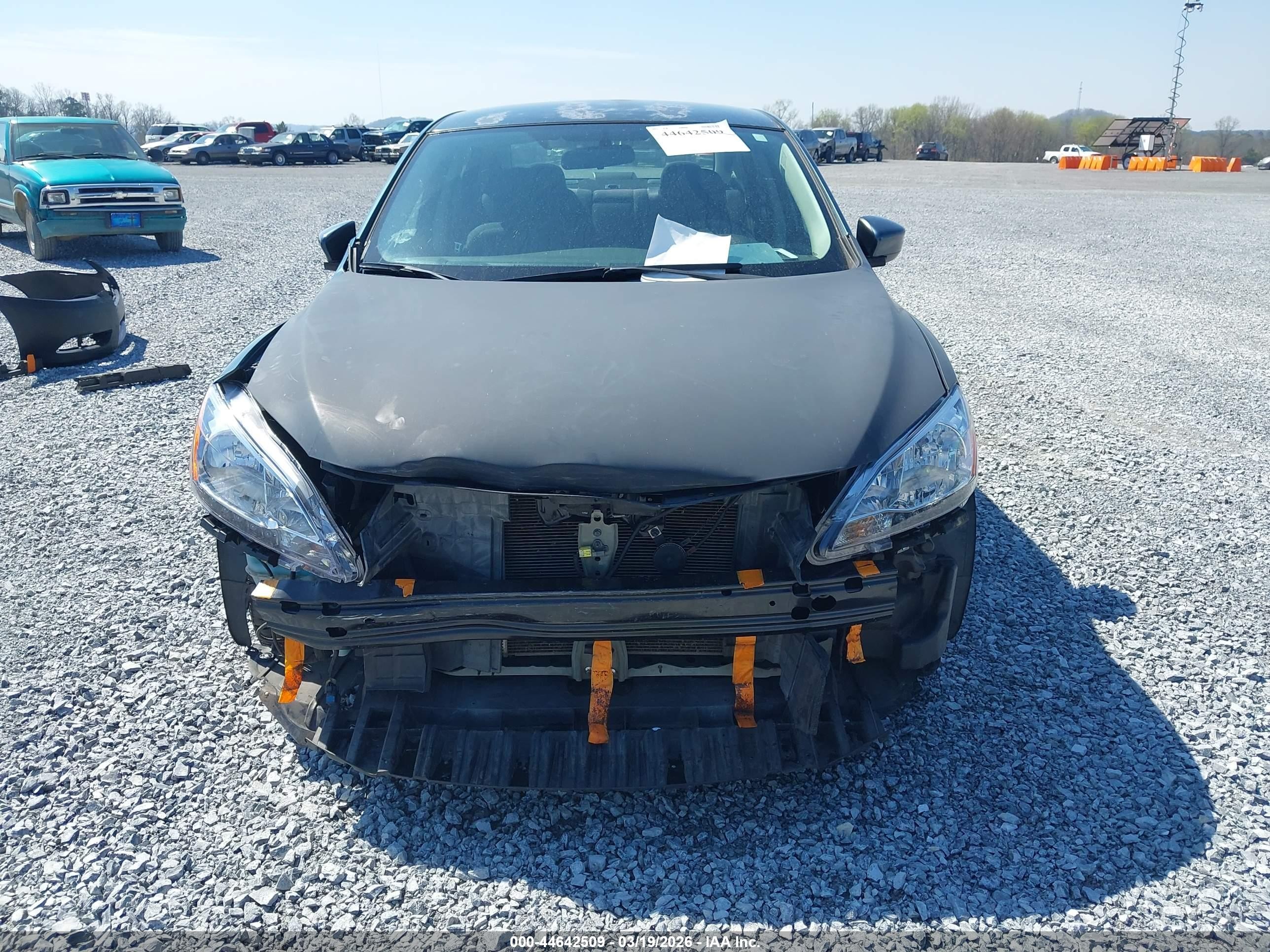 2014 Nissan Sentra Sv Blue vin: 3N1AB7AP0EY310765