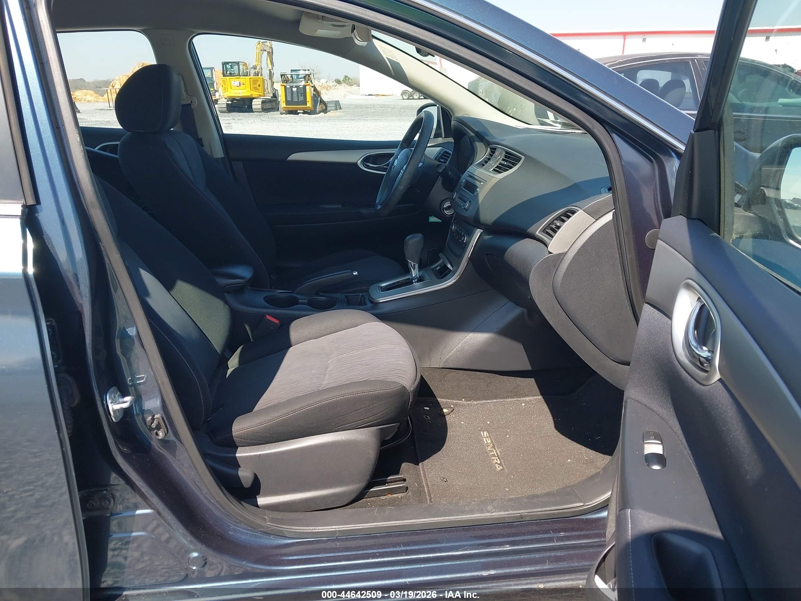 2014 Nissan Sentra Sv Blue vin: 3N1AB7AP0EY310765