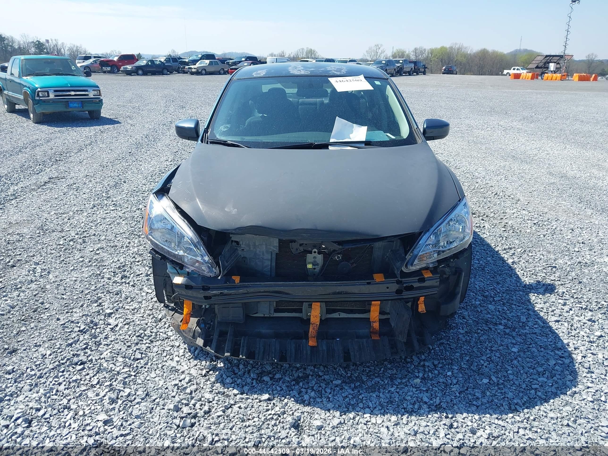2014 Nissan Sentra Sv Blue vin: 3N1AB7AP0EY310765