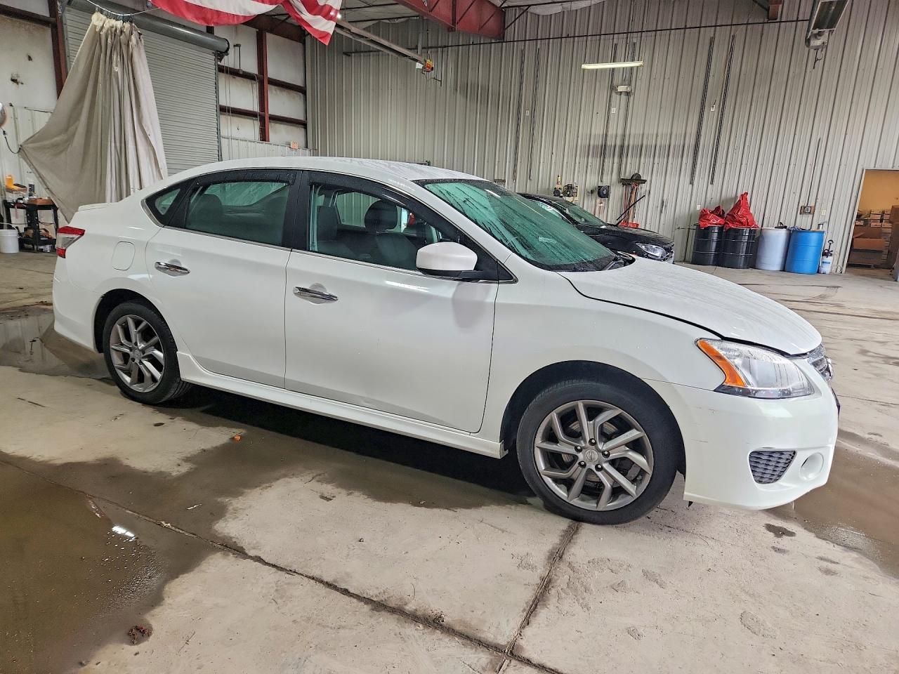 2014 Nissan Sentra S Белый vin: 3N1AB7AP0EY319501