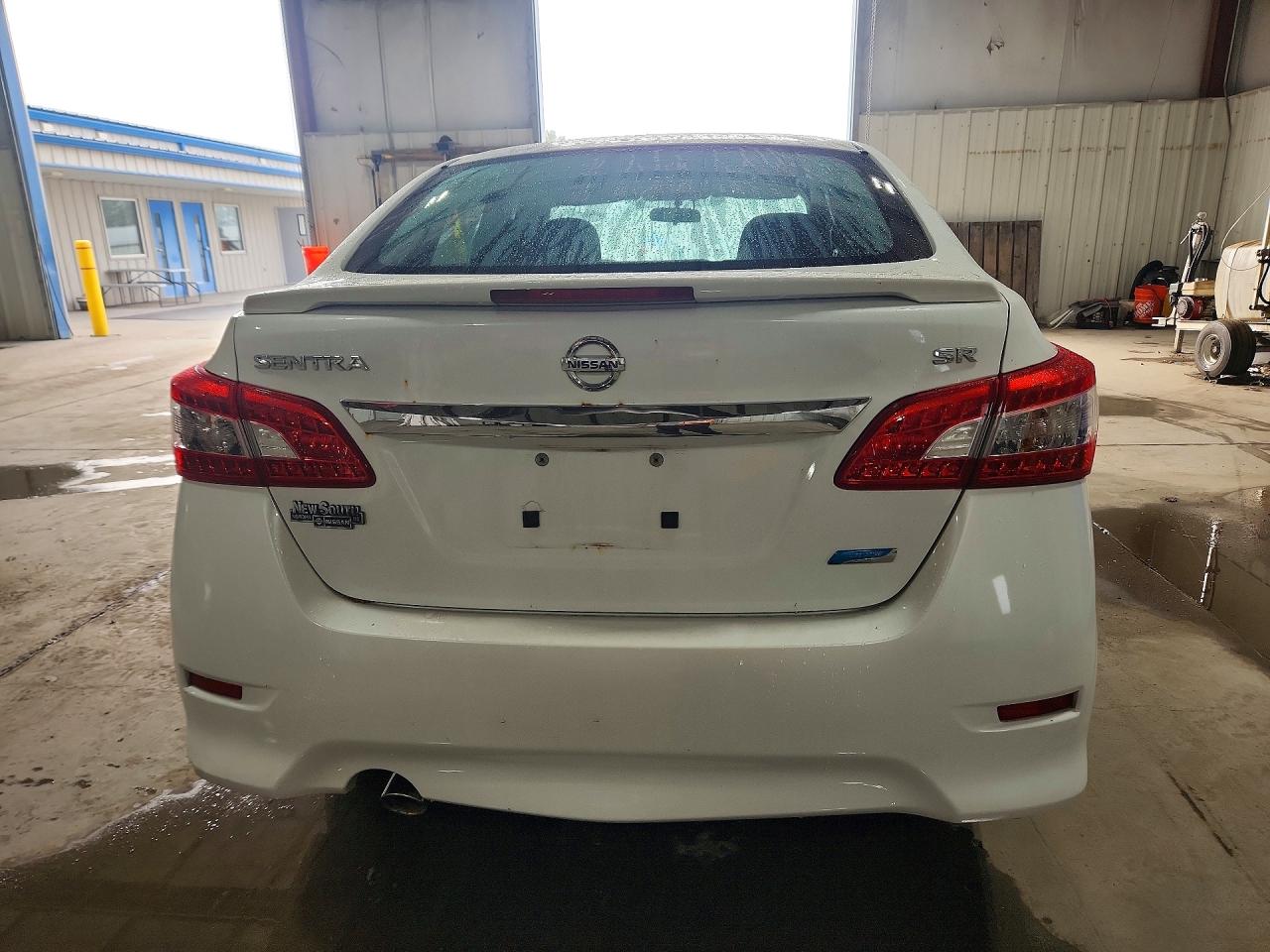2014 Nissan Sentra S Белый vin: 3N1AB7AP0EY319501