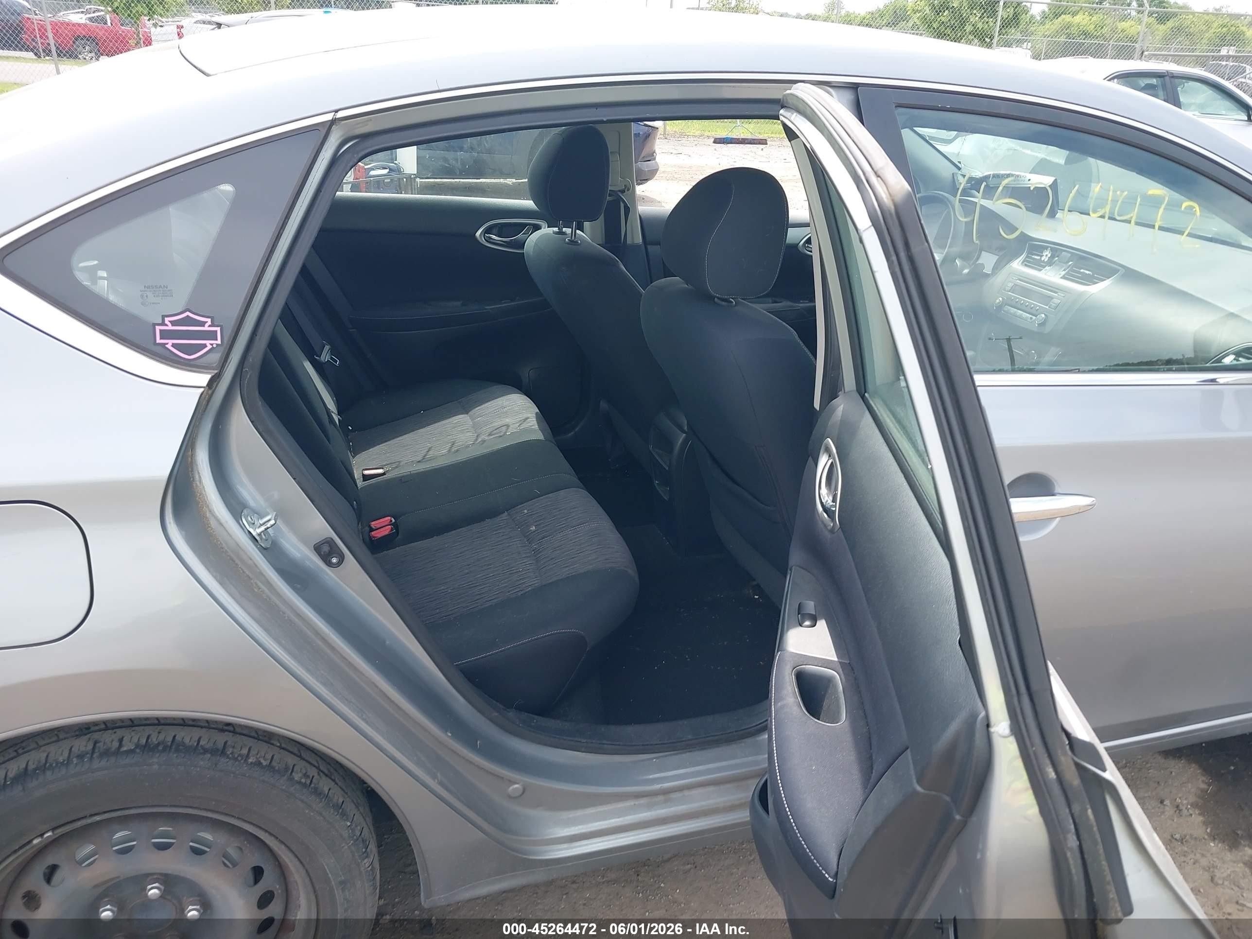 2014 Nissan Sentra Sv Gray vin: 3N1AB7AP0EY320292