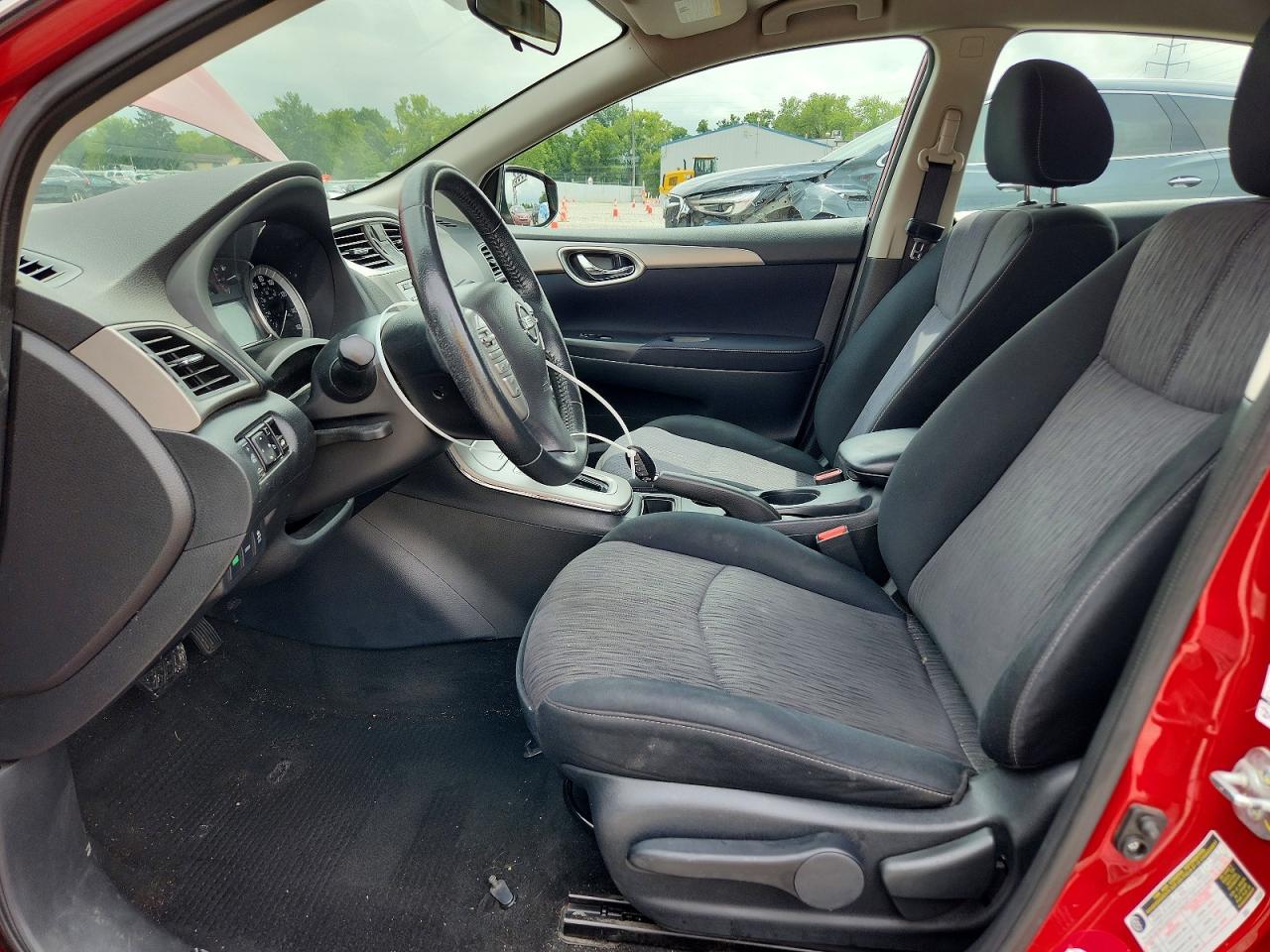 2014 Nissan Sentra Sv Red vin: 3N1AB7AP0EY321894