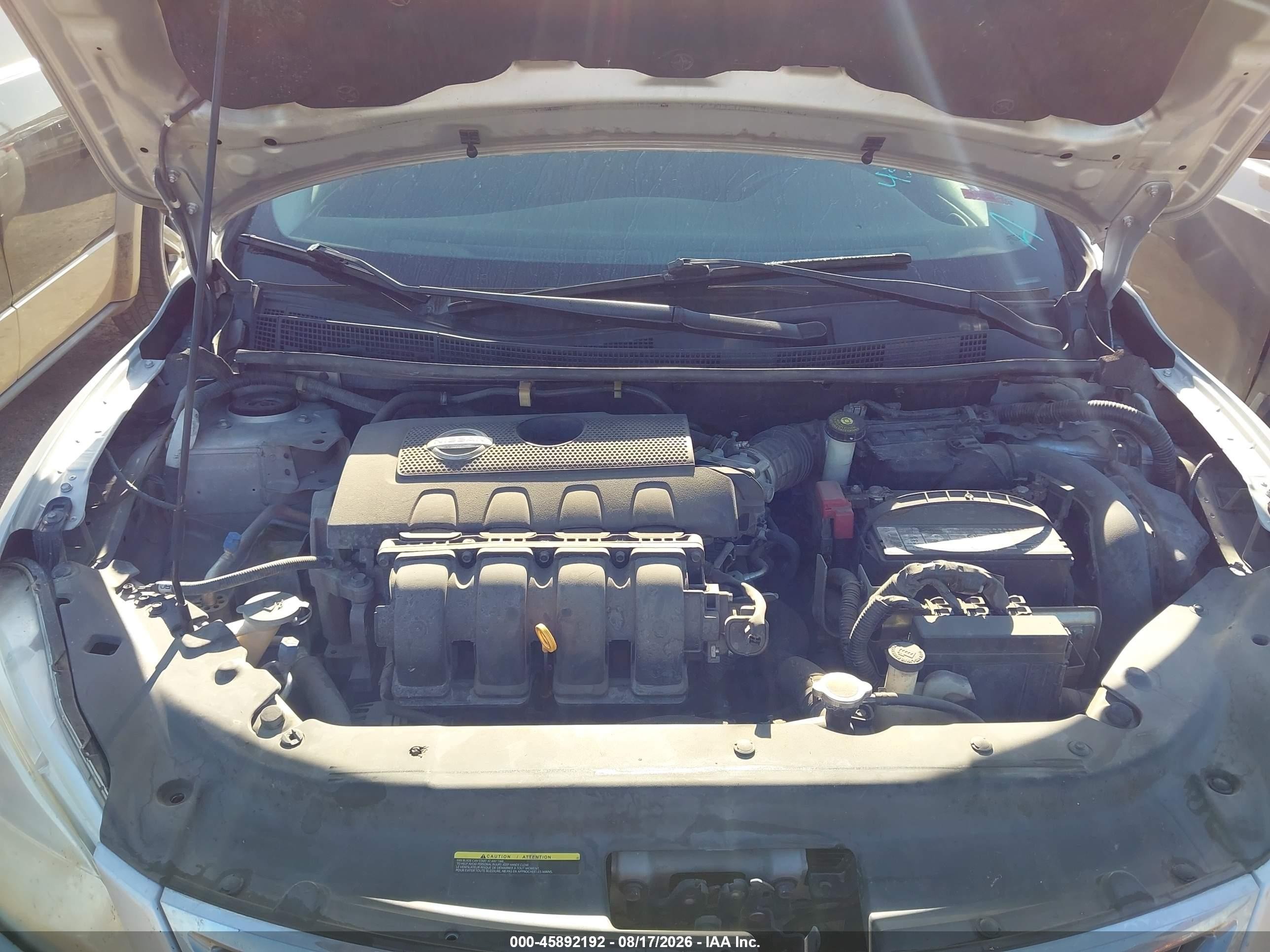 2014 Nissan Sentra Sv Silver vin: 3N1AB7AP0EY325699
