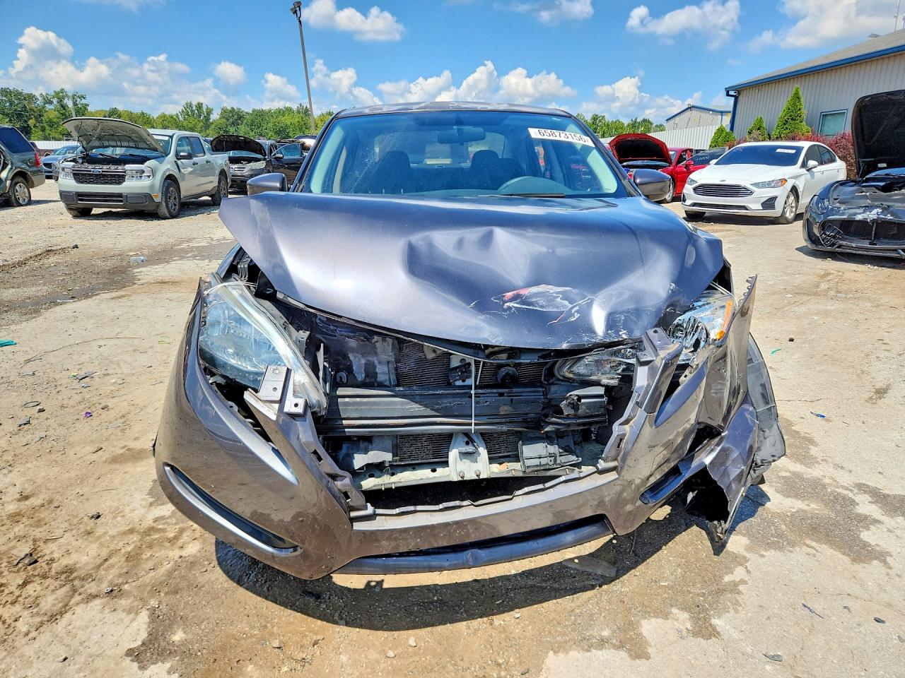 2014 Nissan Sentra Sv Charcoal vin: 3N1AB7AP0EY327775