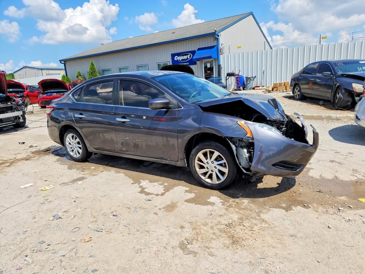 2014 Nissan Sentra Sv Charcoal vin: 3N1AB7AP0EY327775