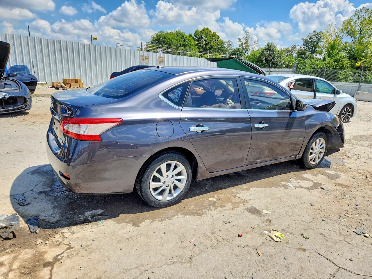 2014 Nissan Sentra Sv Charcoal vin: 3N1AB7AP0EY327775