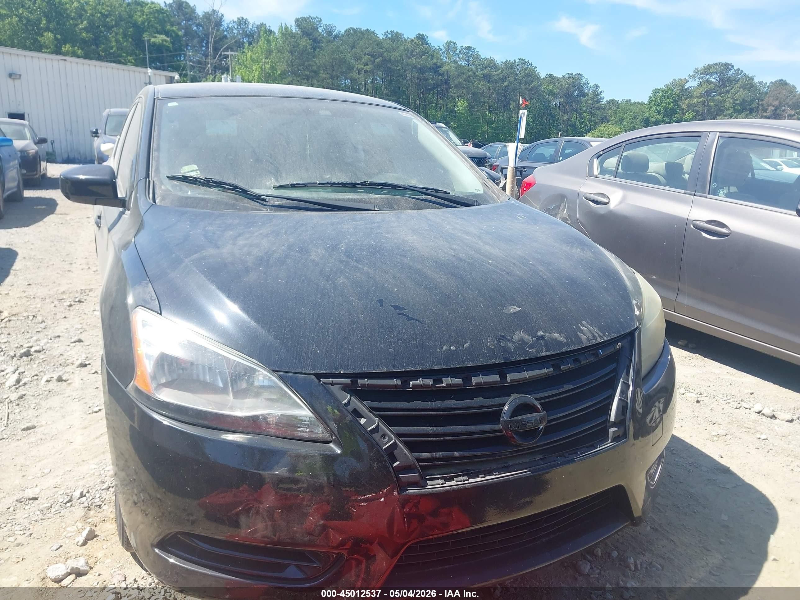 2014 Nissan Sentra S Черный vin: 3N1AB7AP0EY327839