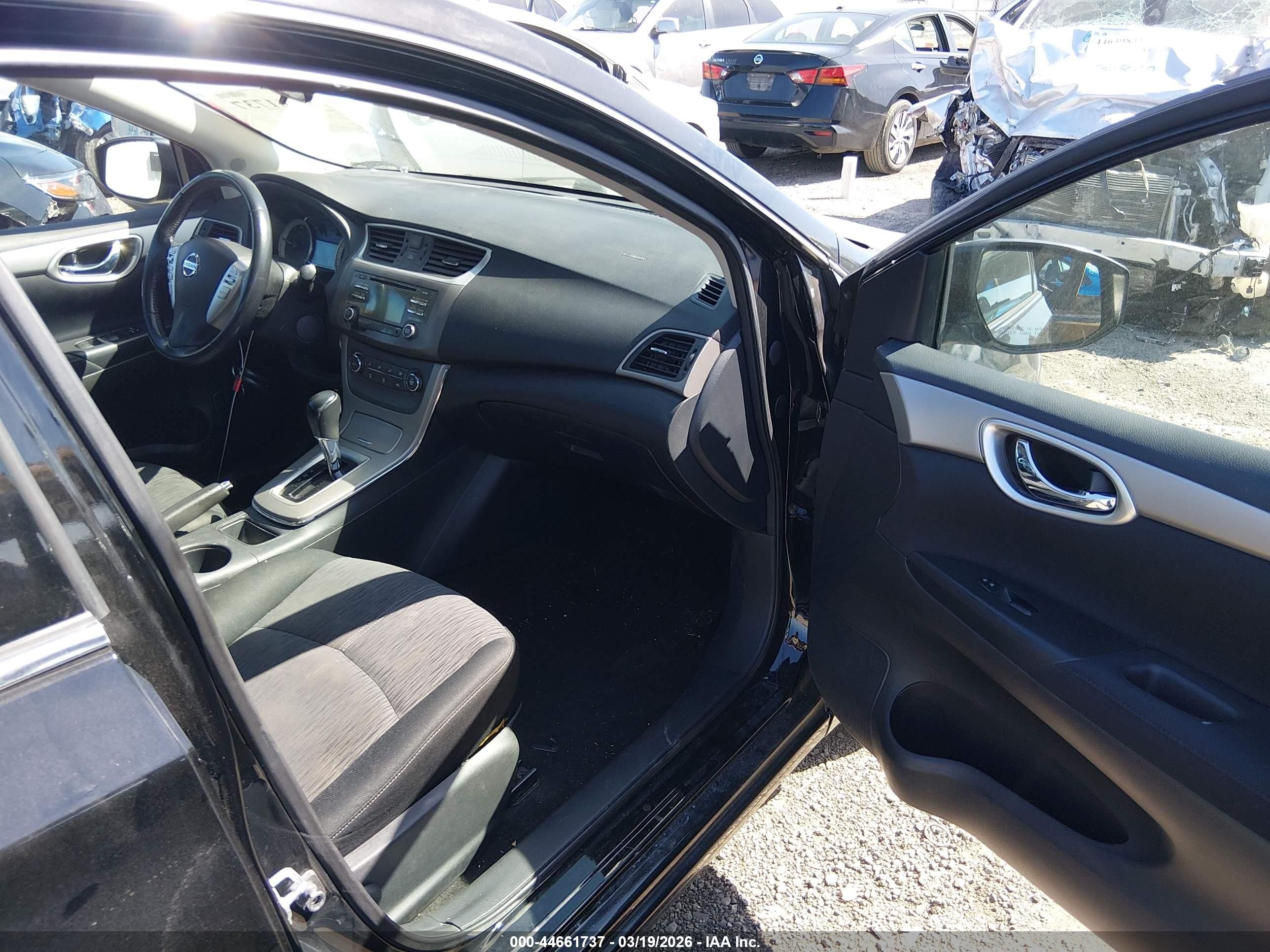 2014 Nissan Sentra Sv Черный vin: 3N1AB7AP0EY329266