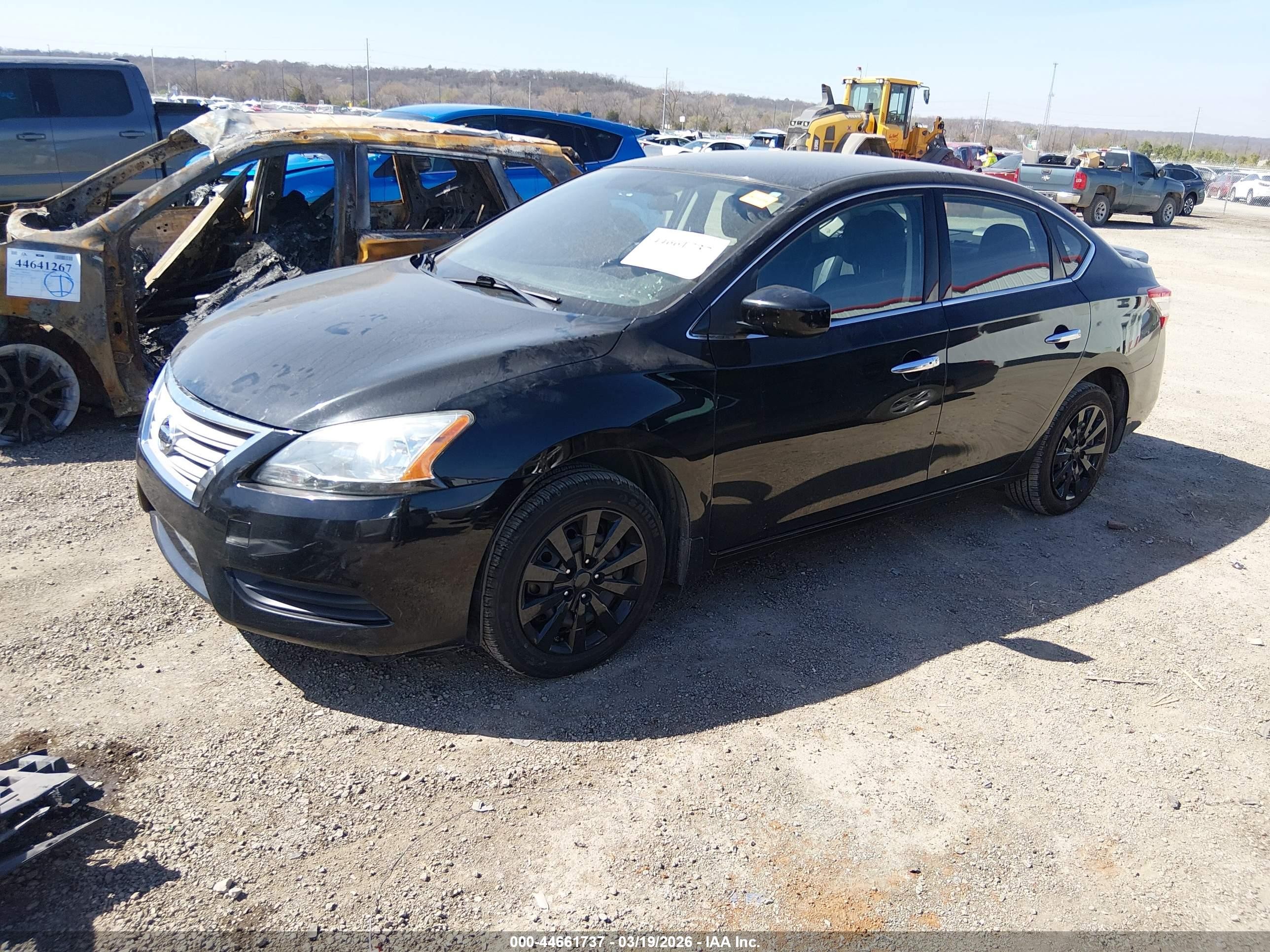 2014 Nissan Sentra Sv Черный vin: 3N1AB7AP0EY329266