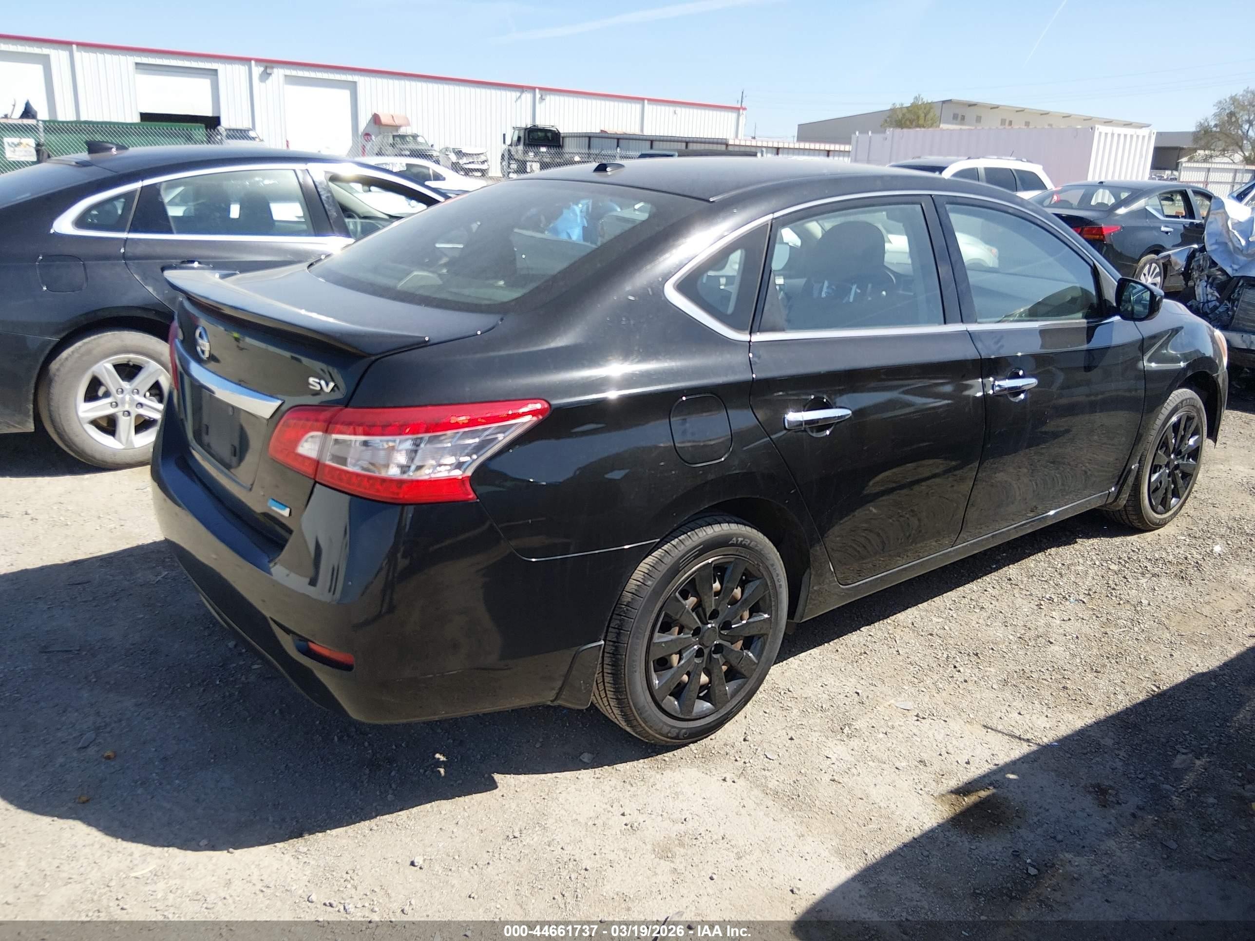 2014 Nissan Sentra Sv Черный vin: 3N1AB7AP0EY329266