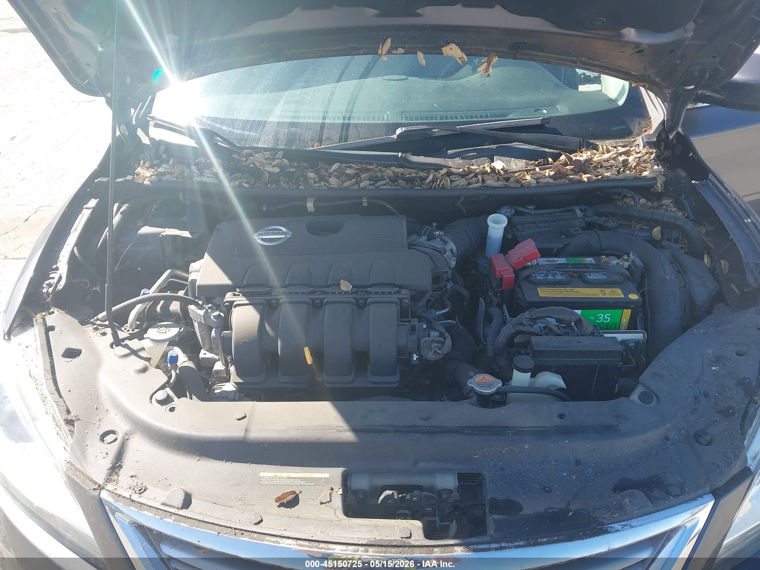 2014 Nissan Sentra Sv Gray vin: 3N1AB7AP0EY330143