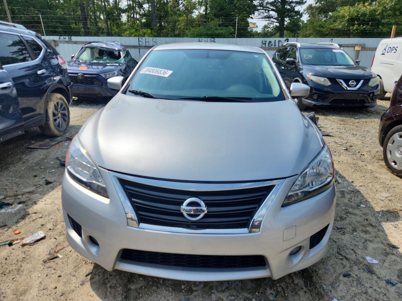 2014 Nissan Sentra Sr Silver vin: 3N1AB7AP0EY331051