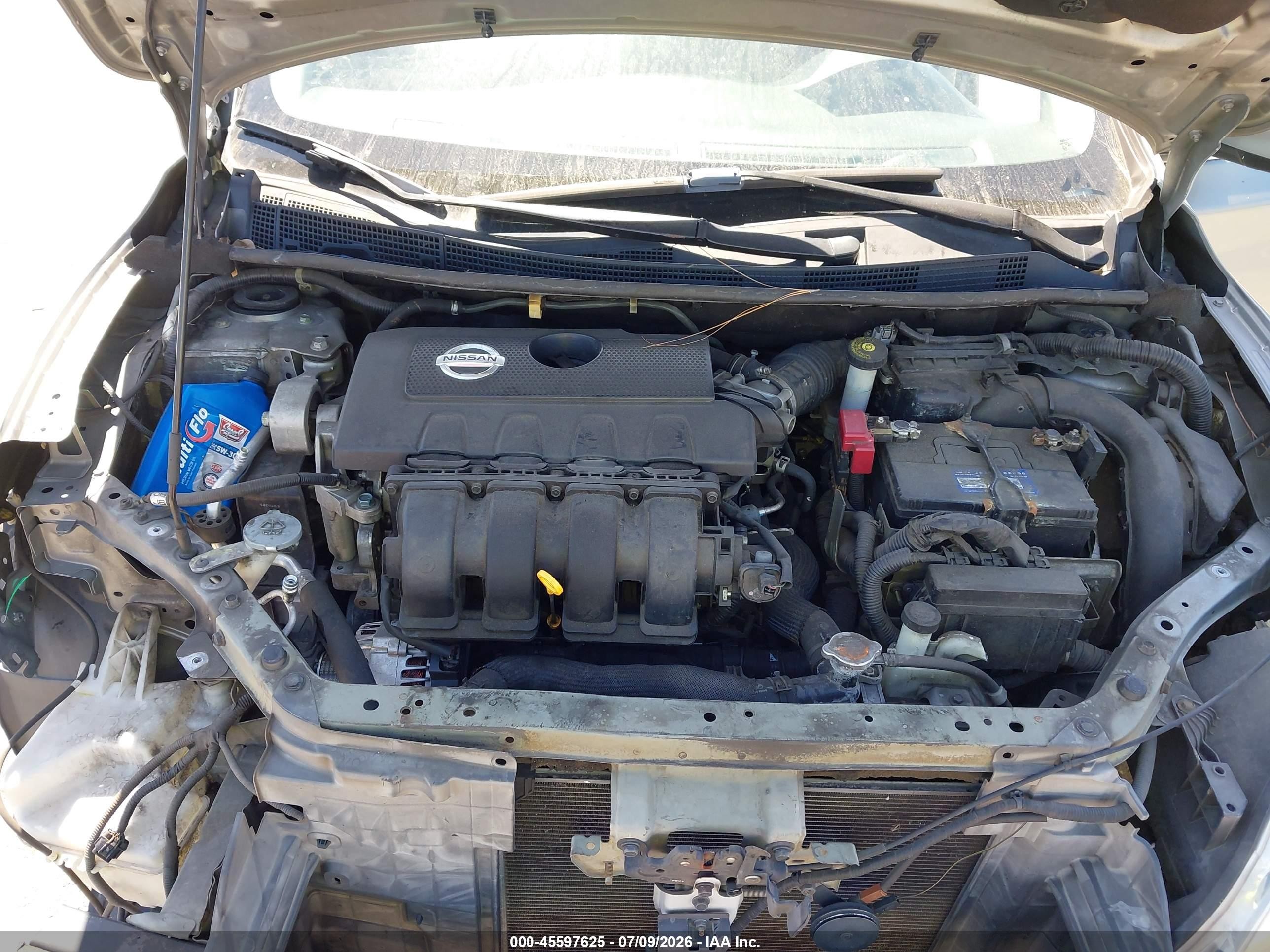 2014 Nissan Sentra S Silver vin: 3N1AB7AP0EY333804