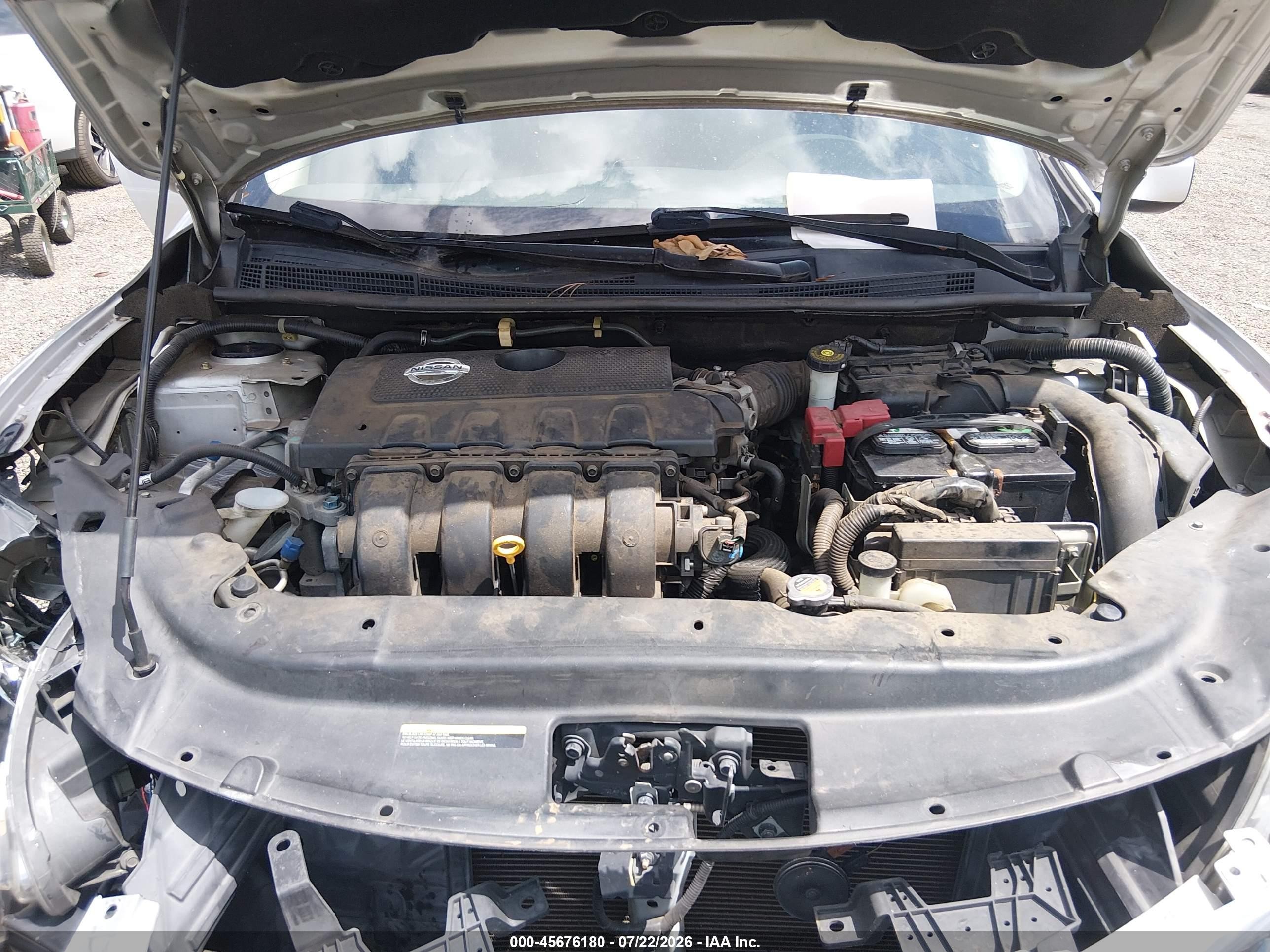 2014 Nissan Sentra S Silver vin: 3N1AB7AP0EY339781