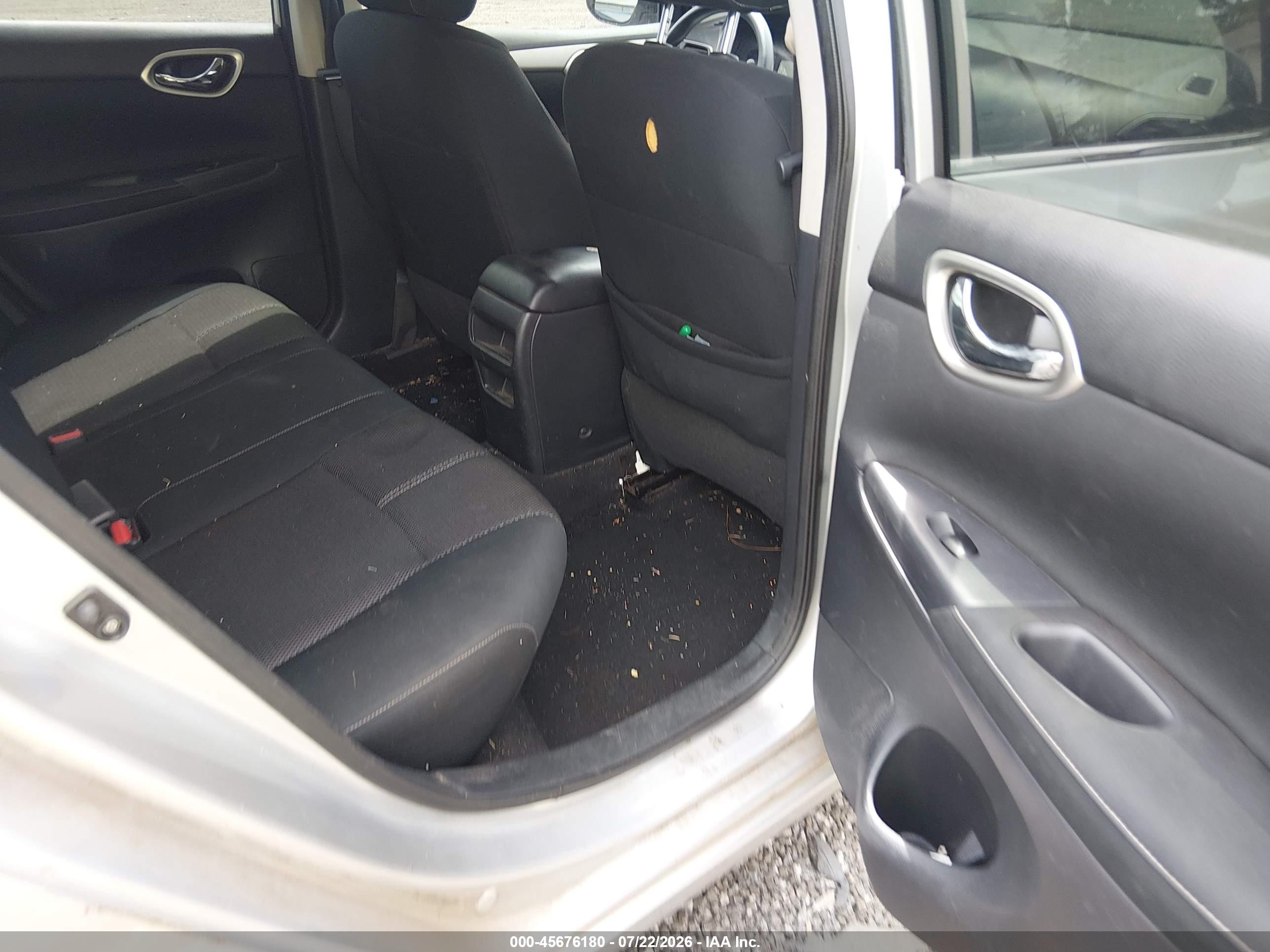 2014 Nissan Sentra S Silver vin: 3N1AB7AP0EY339781