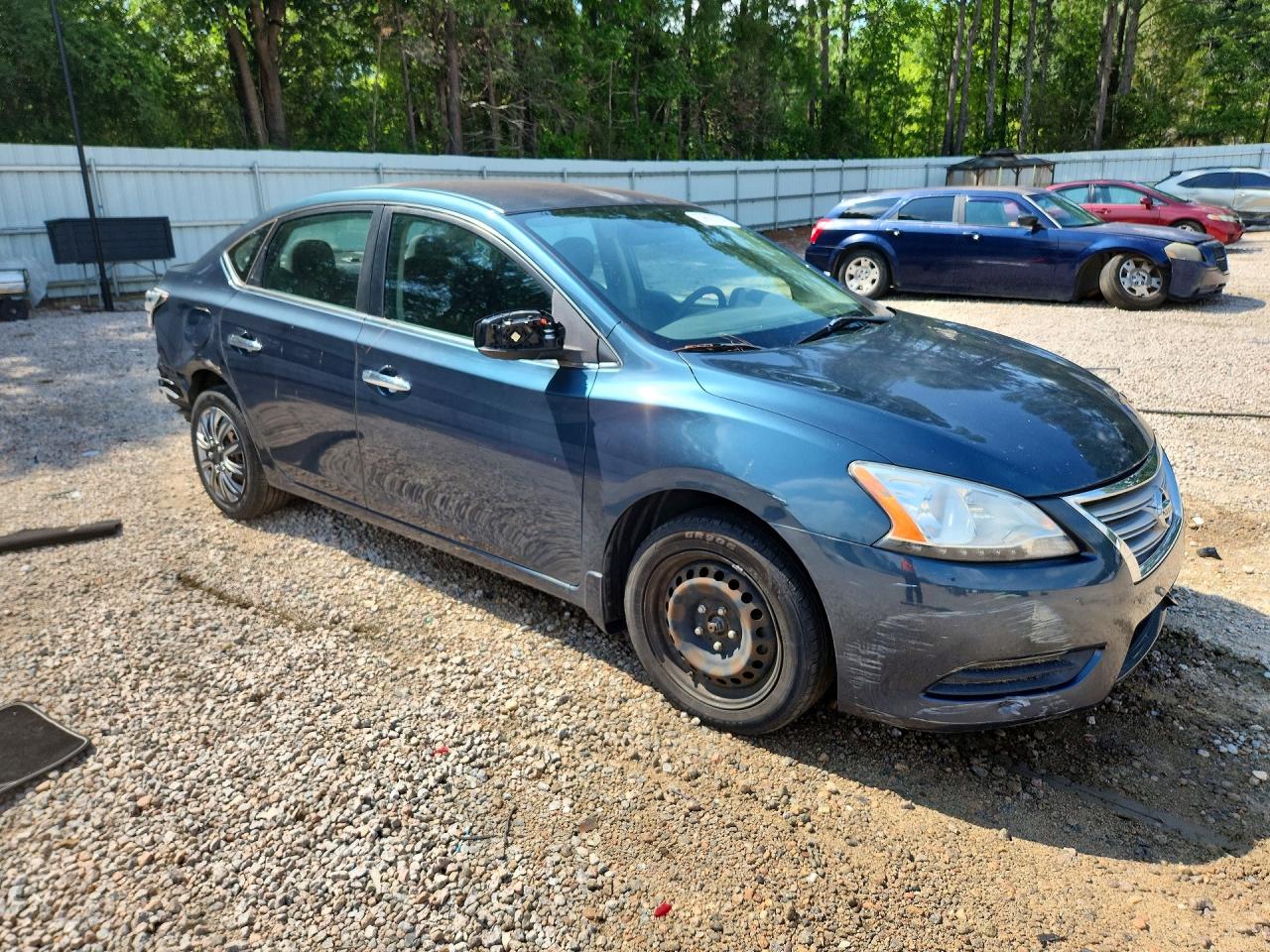 2014 Nissan Sentra S Blue vin: 3N1AB7AP0EY342163