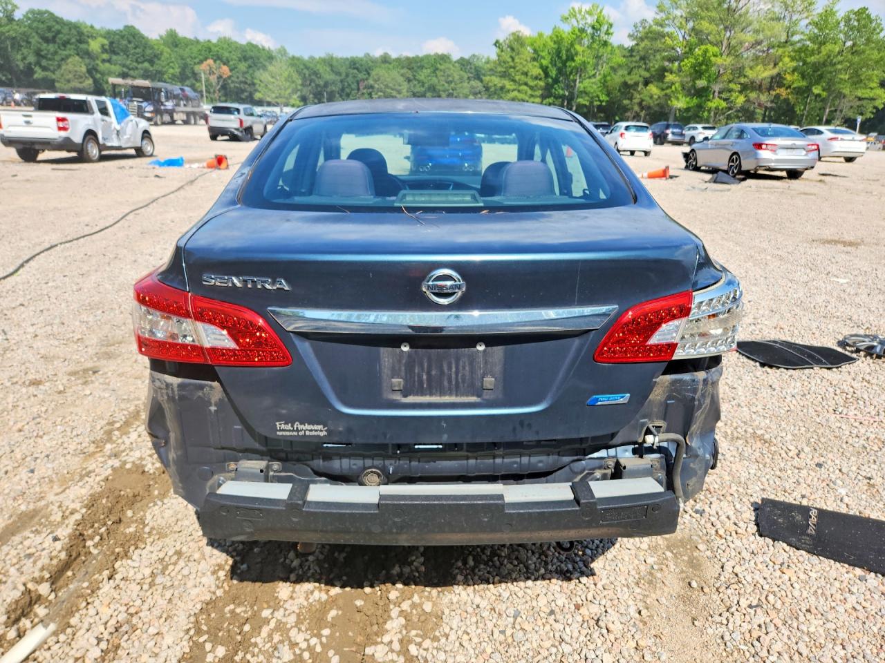 2014 Nissan Sentra S Blue vin: 3N1AB7AP0EY342163