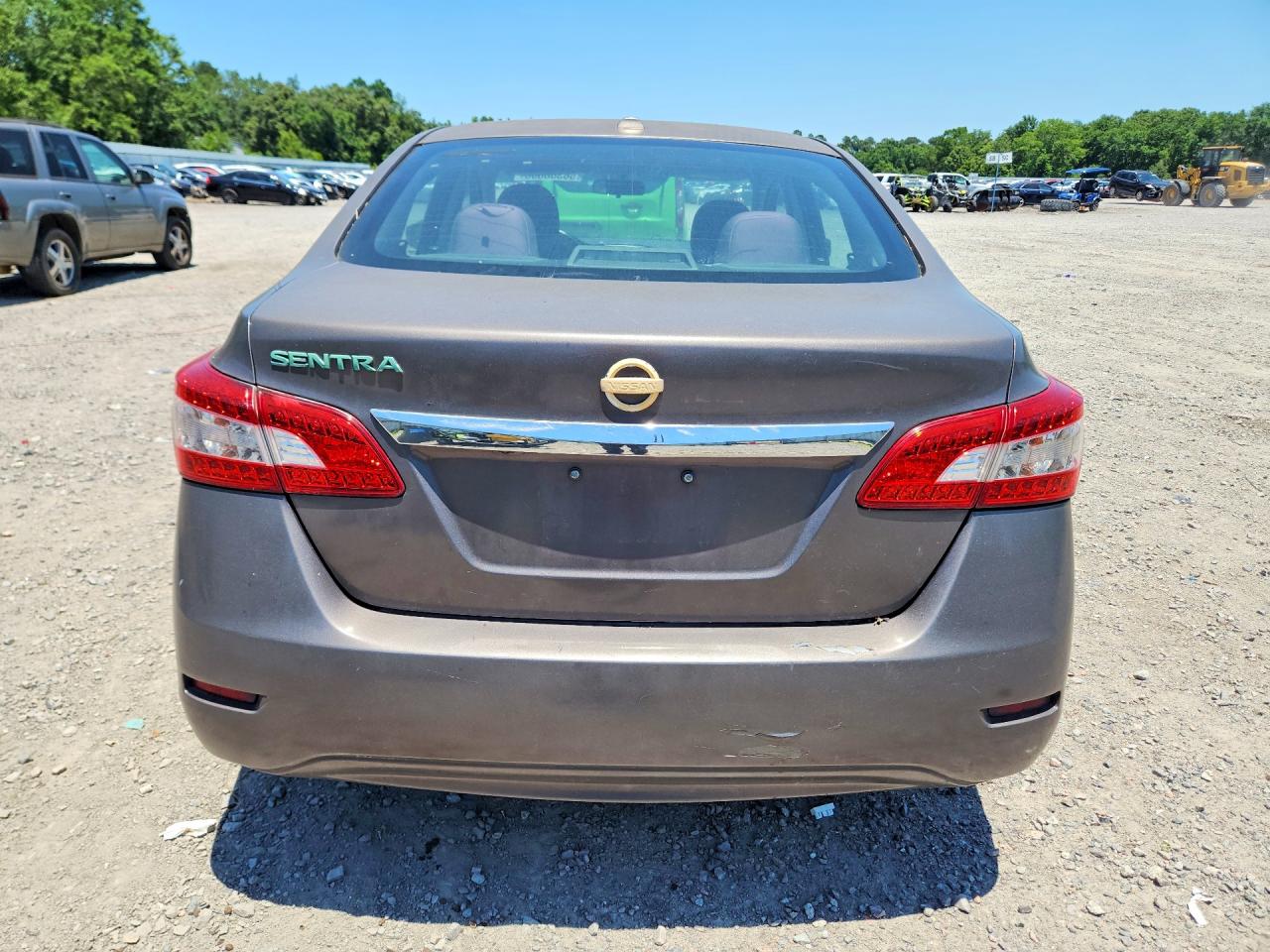 2015 Nissan Sentra Sv Gray vin: 3N1AB7AP0FL645944