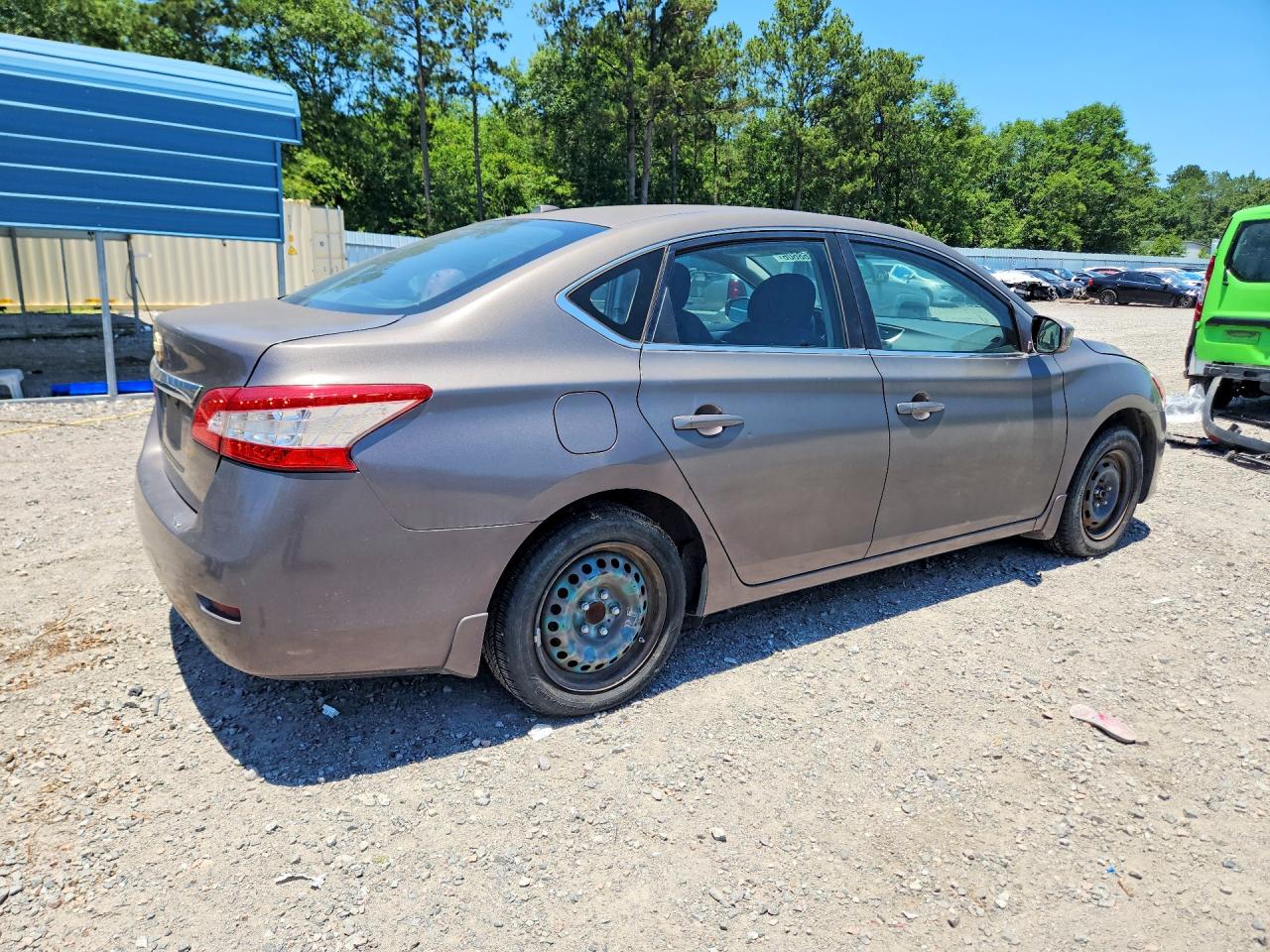 2015 Nissan Sentra Sv Gray vin: 3N1AB7AP0FL645944