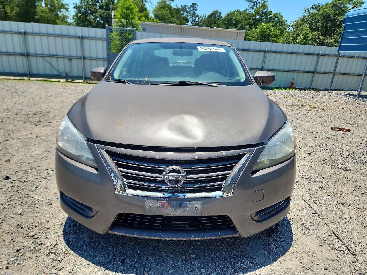 2015 Nissan Sentra Sv Gray vin: 3N1AB7AP0FL645944