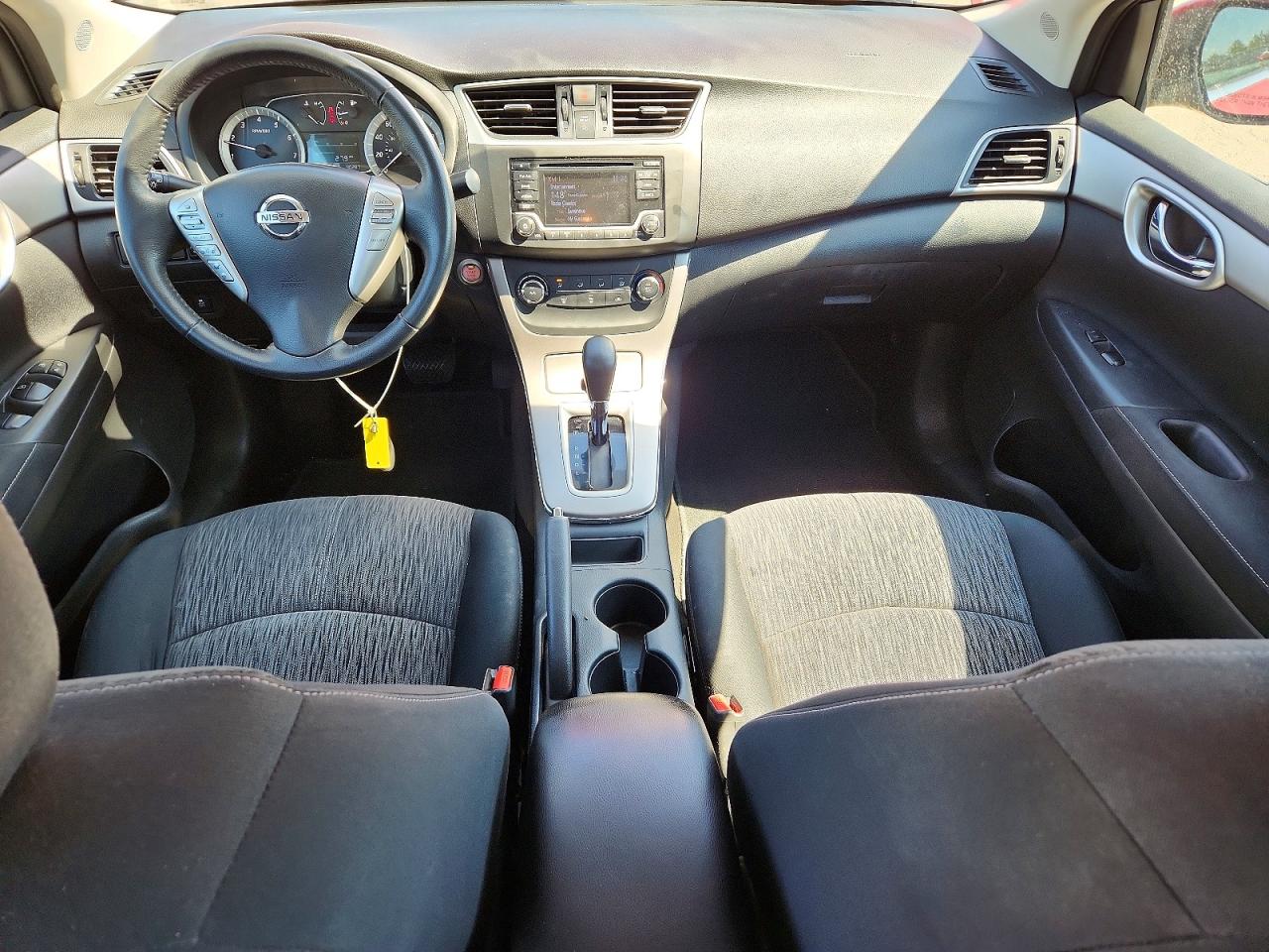 2015 Nissan Sentra Sv Red vin: 3N1AB7AP0FL657477