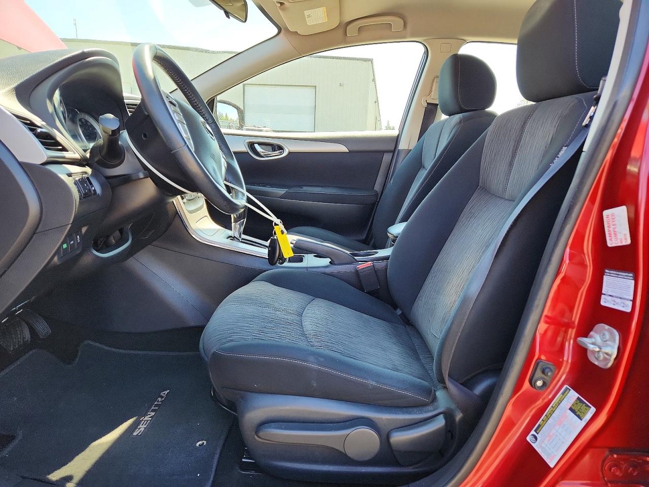 2015 Nissan Sentra Sv Red vin: 3N1AB7AP0FL657477