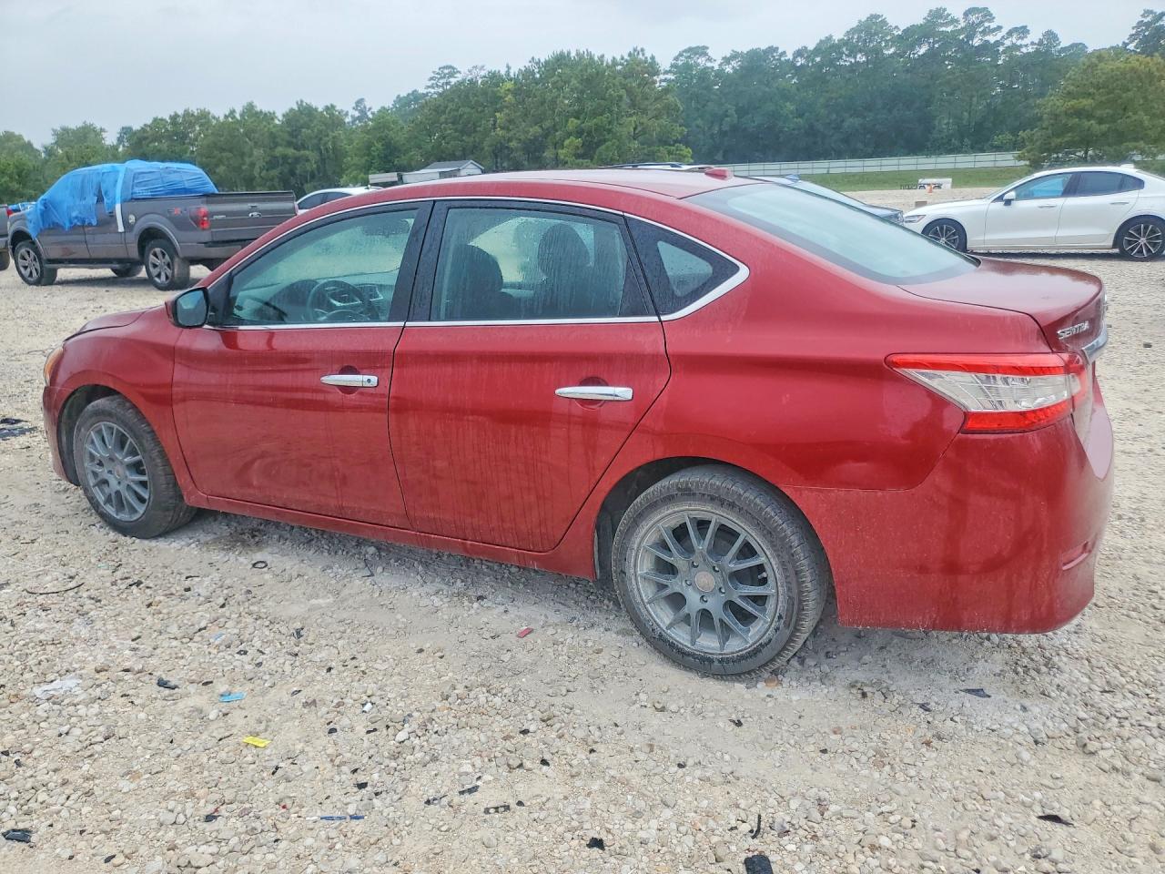 2015 Nissan Sentra Sv Red vin: 3N1AB7AP0FL660119