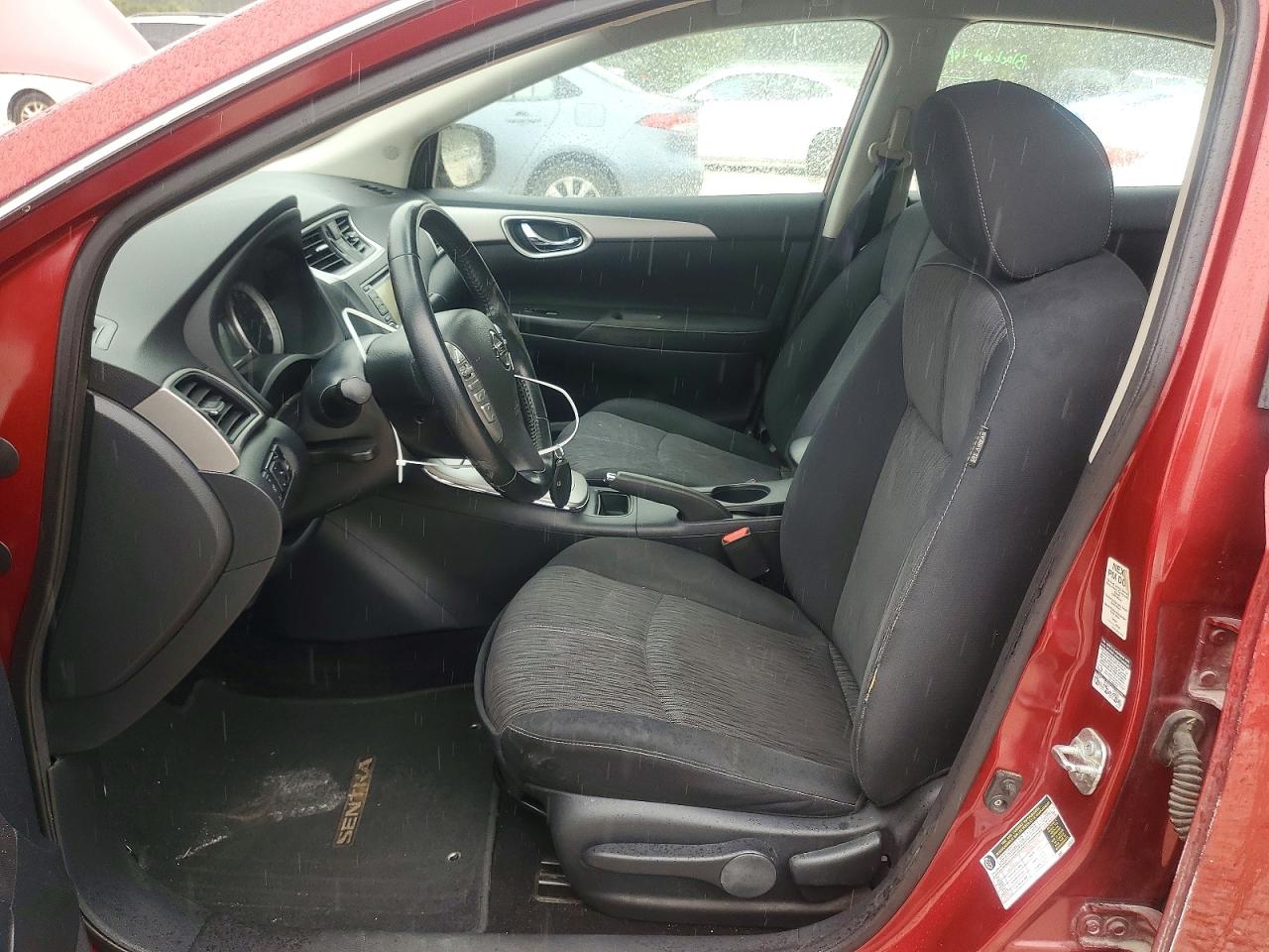 2015 Nissan Sentra Sv Red vin: 3N1AB7AP0FL660119