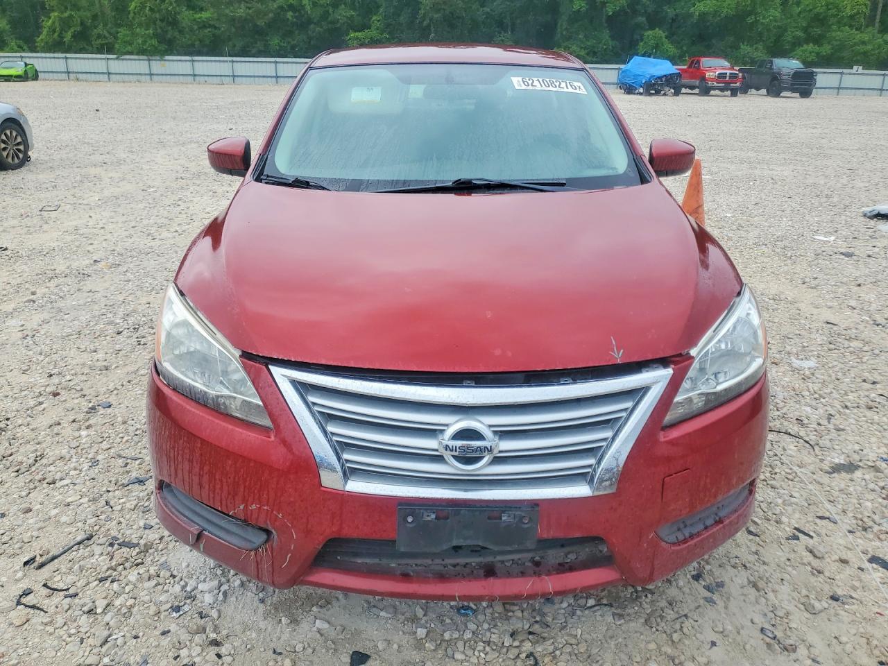 2015 Nissan Sentra Sv Red vin: 3N1AB7AP0FL660119
