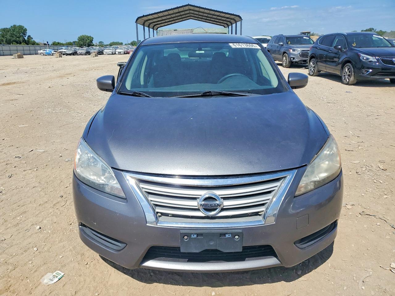2015 Nissan Sentra Sv Gray vin: 3N1AB7AP0FL660749