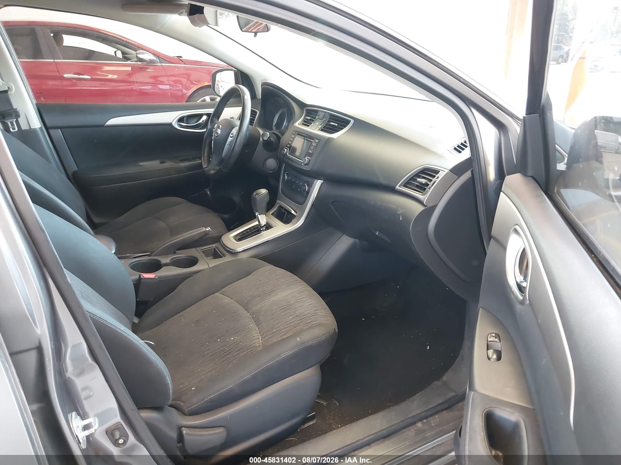 2015 Nissan Sentra Fe+ S/s/sl/sr/sv Gray vin: 3N1AB7AP0FL660797