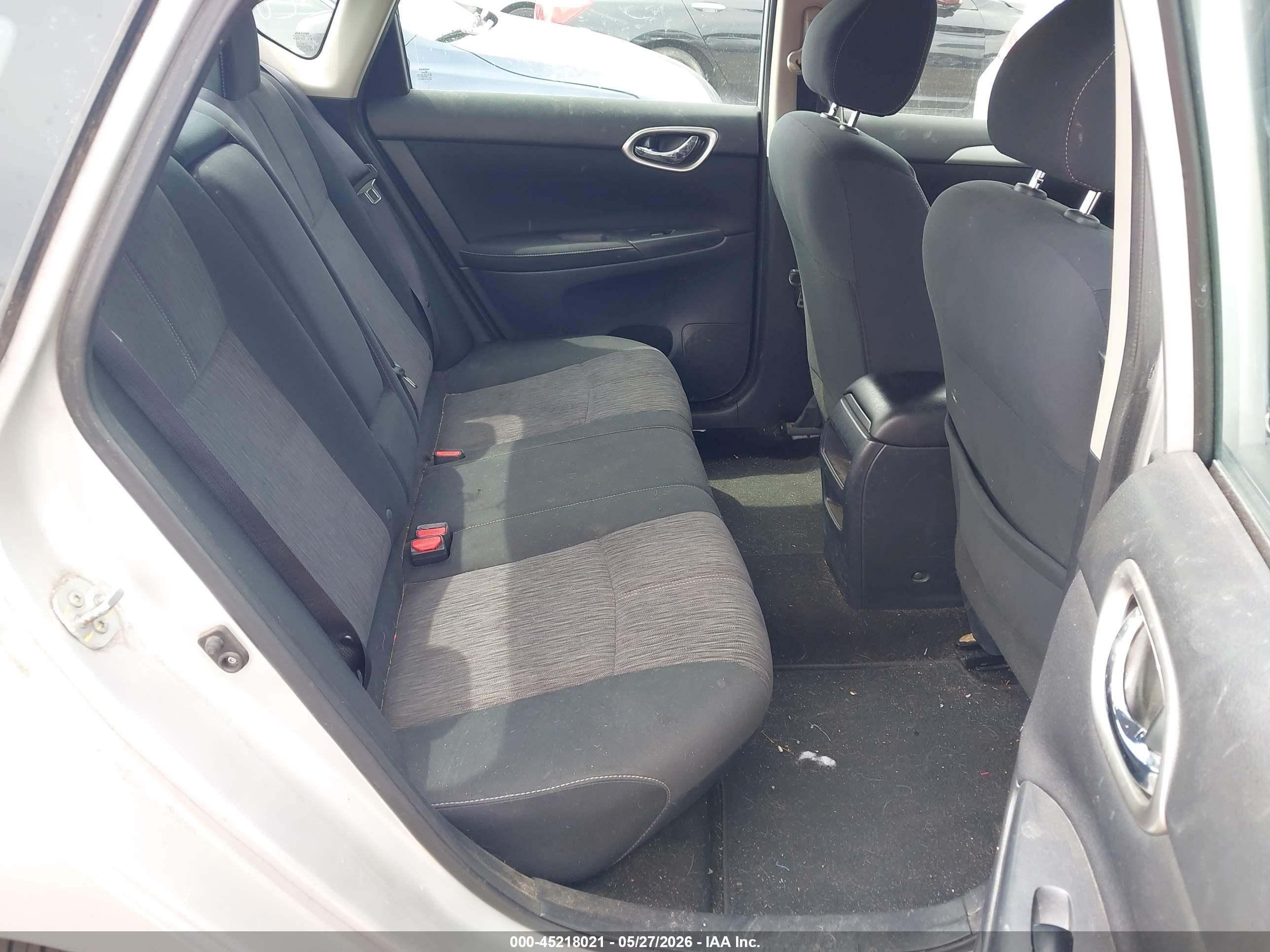 2015 Nissan Sentra Fe+ S/s/sl/sr/sv Silver vin: 3N1AB7AP0FL663036