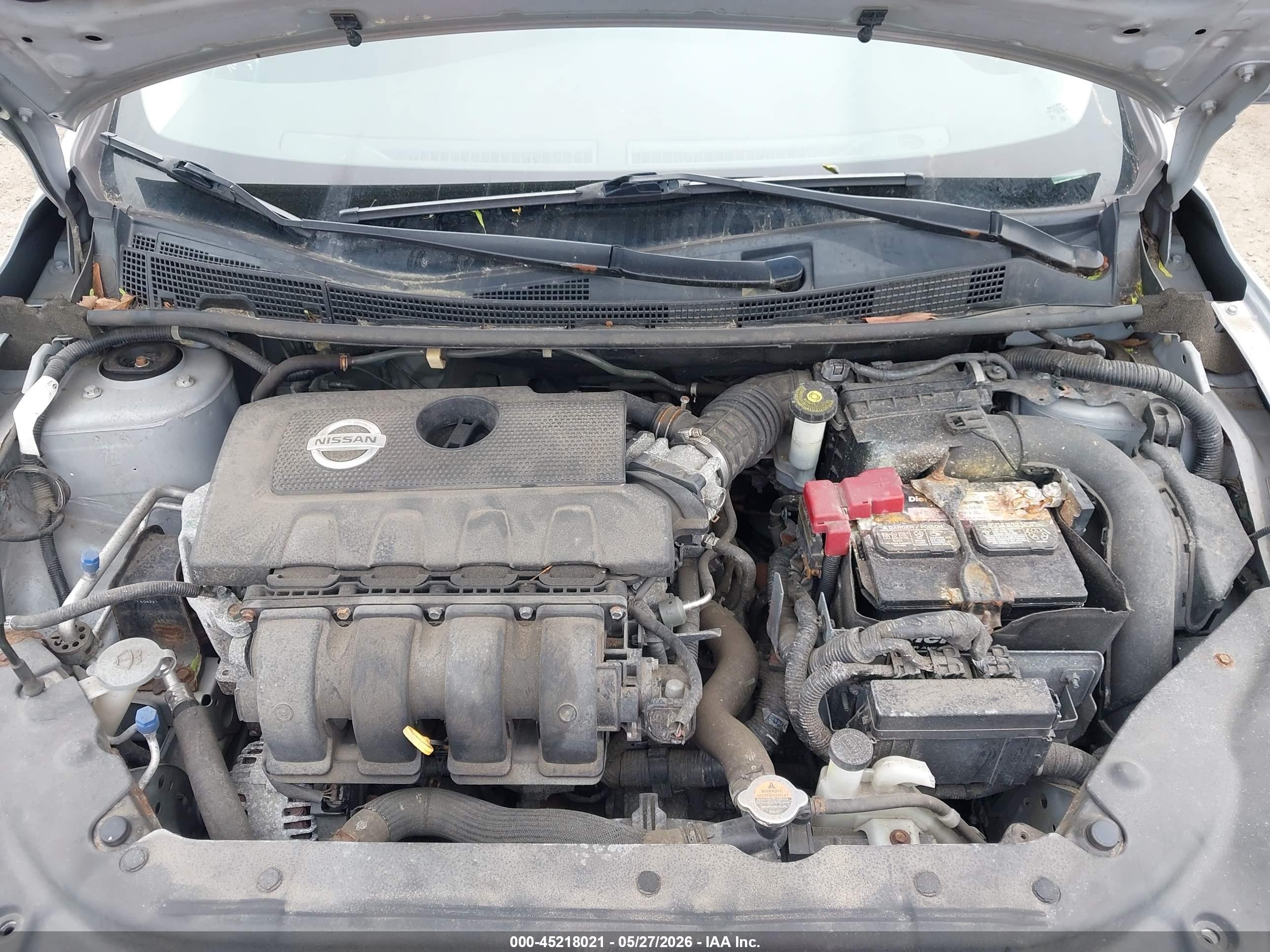 2015 Nissan Sentra Fe+ S/s/sl/sr/sv Silver vin: 3N1AB7AP0FL663036