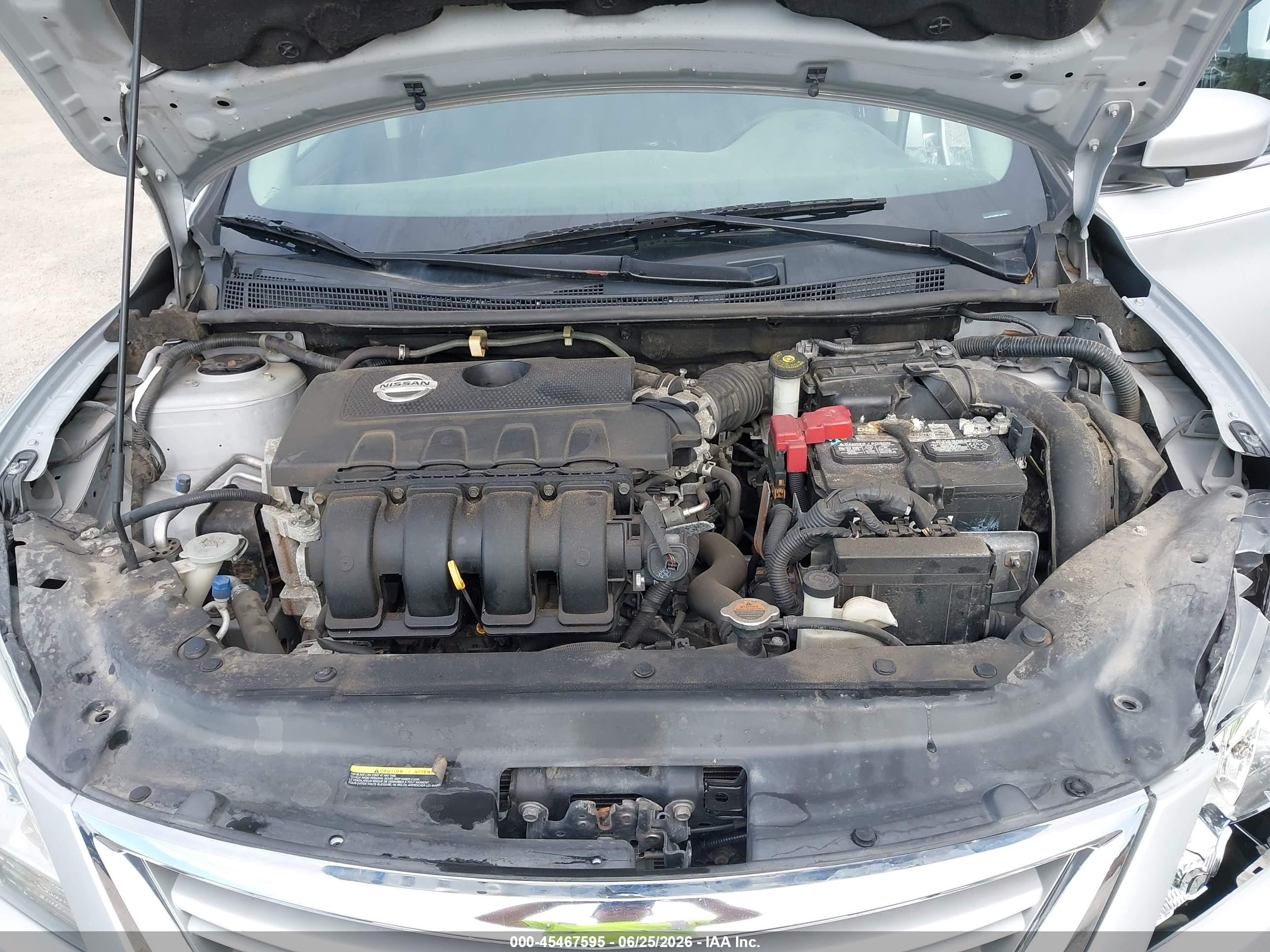 2015 Nissan Sentra Fe+ S/s/sl/sr/sv Silver vin: 3N1AB7AP0FL664784